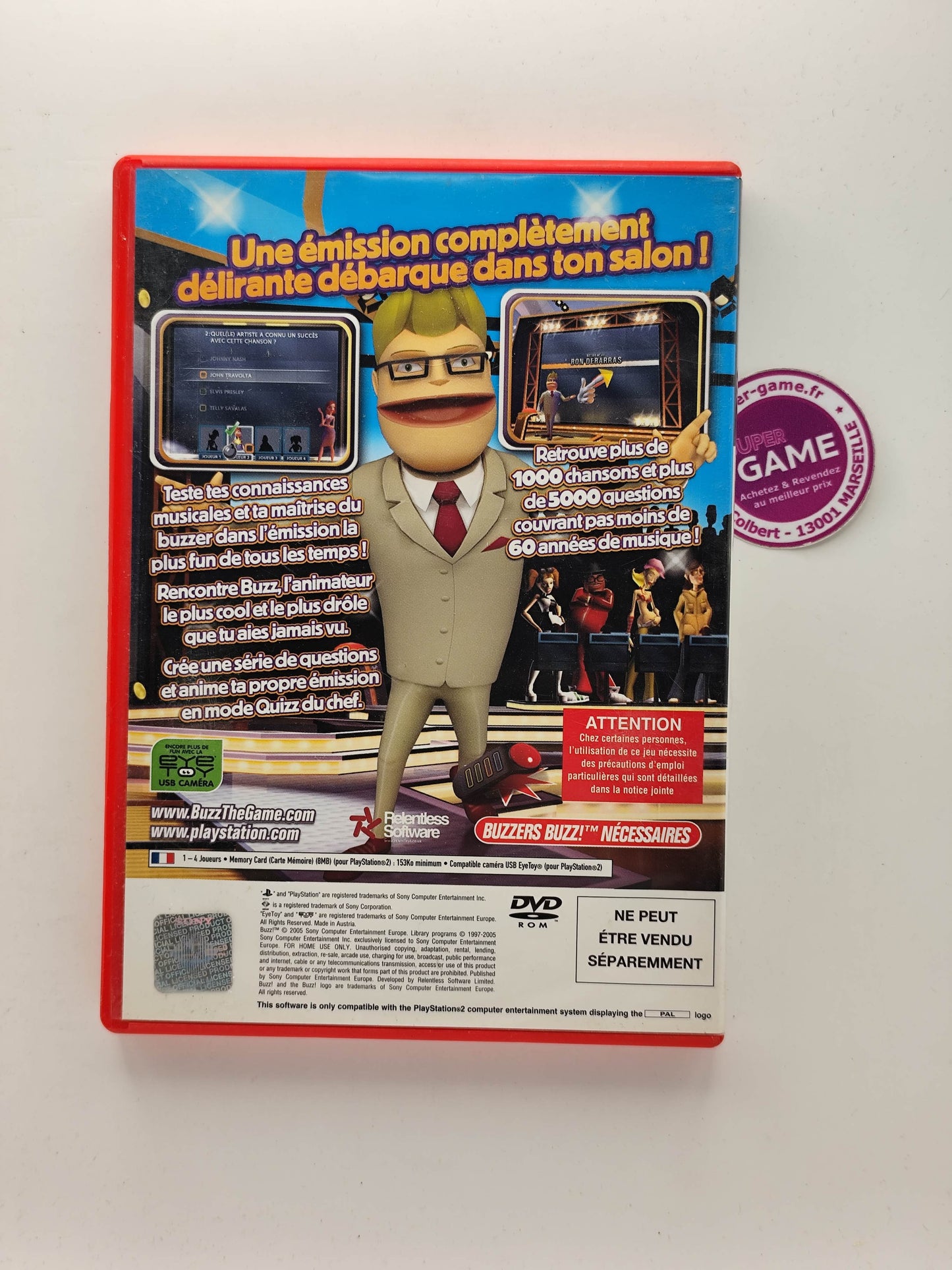 BUZZ! LE QUIZZ MUSICAL - PS2