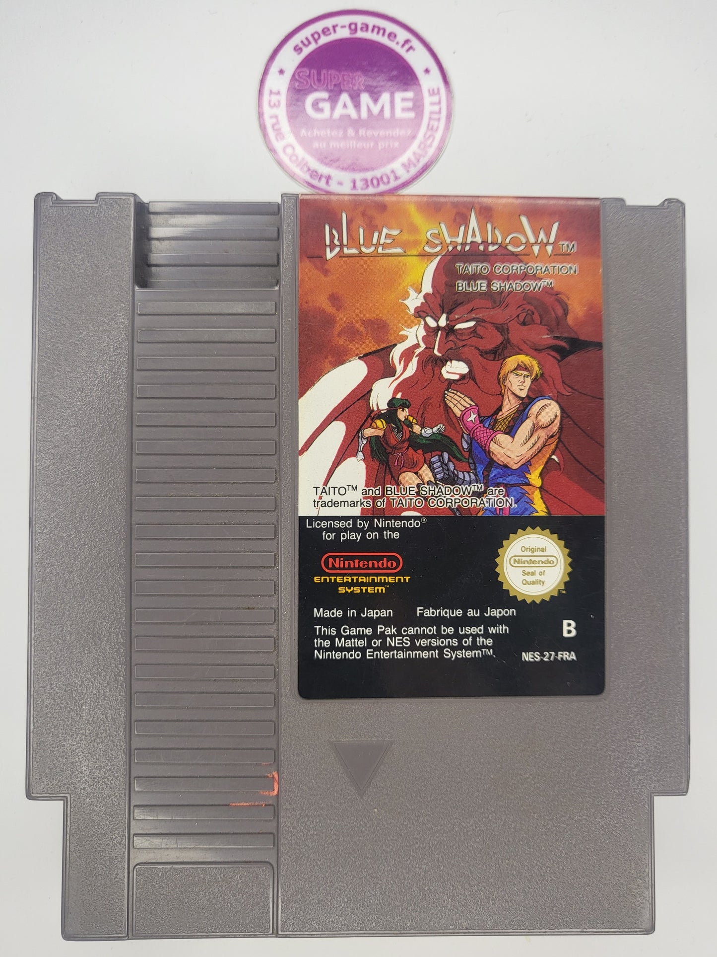 BLUE SHADOW - sans boite - NES