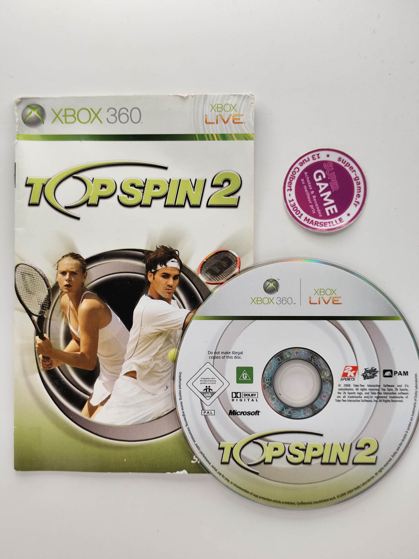 TOP SPIN 2 - XBOX360
