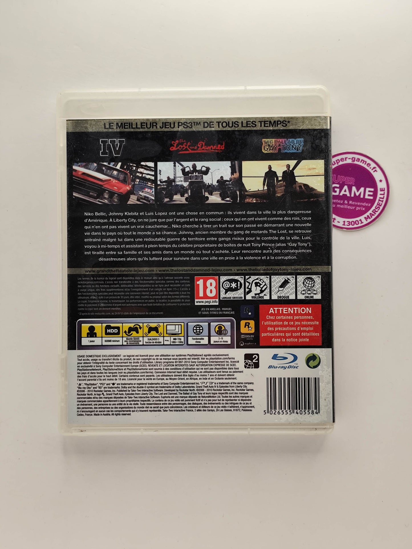 GTA 4 & EPISODES FROM LIBERTY CITY - PS3