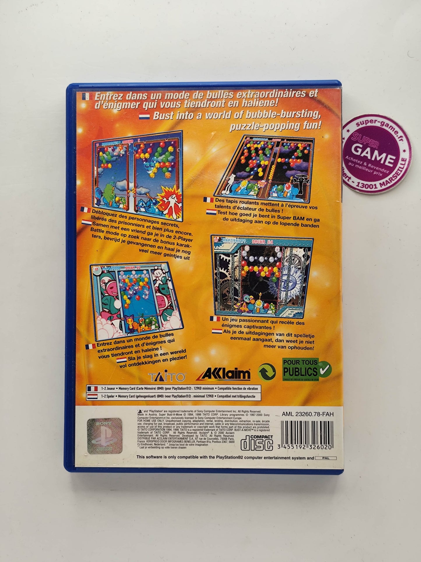 SUPER BUST-A-MOVE - PS2