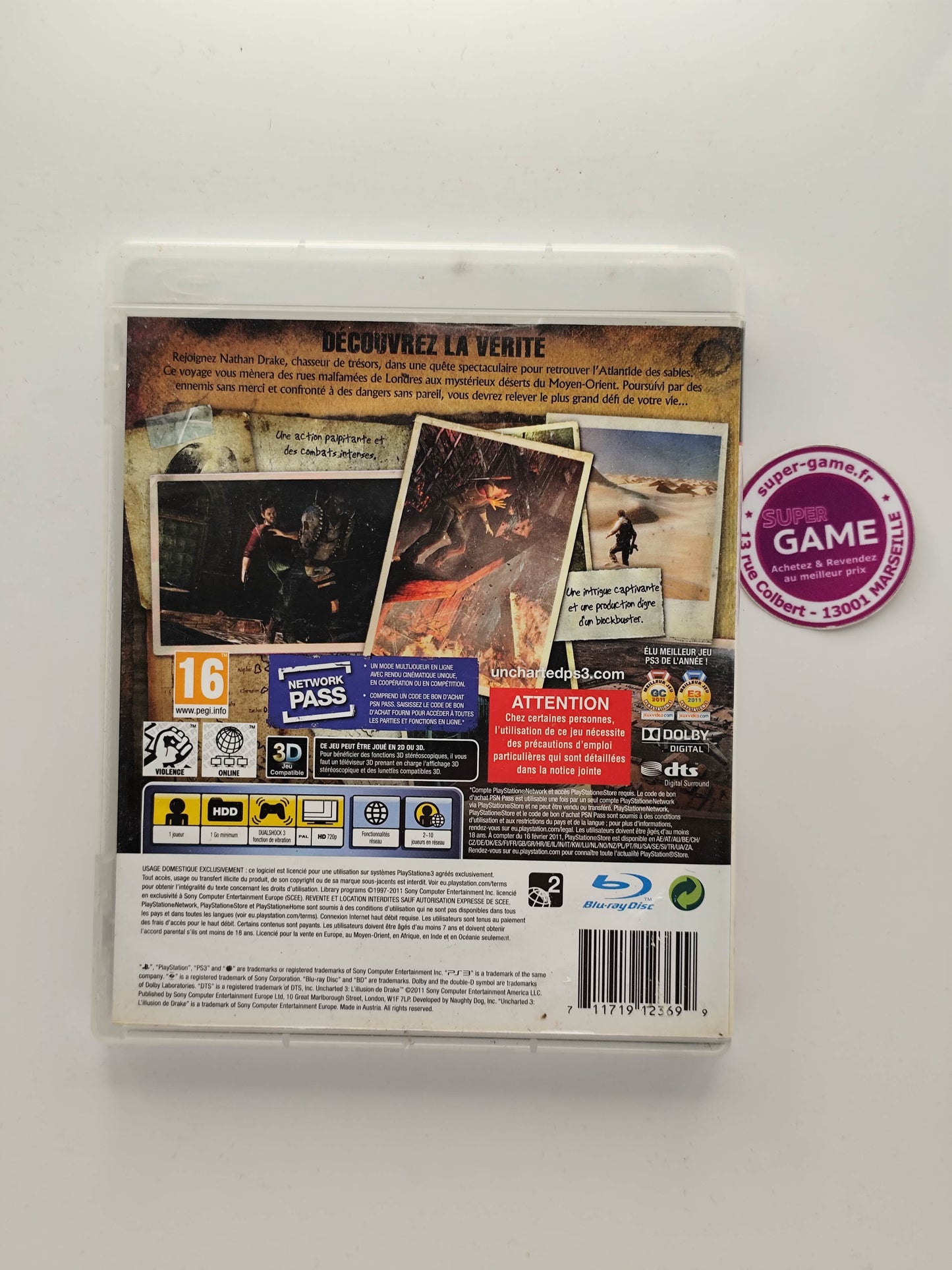 UNCHARTED 3 - PS3