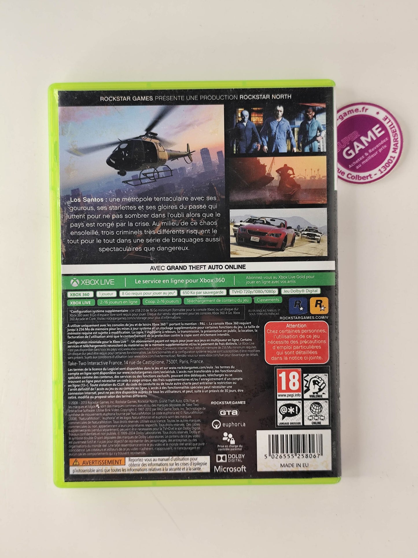 GRAND THEFT AUTO V - XBOX360