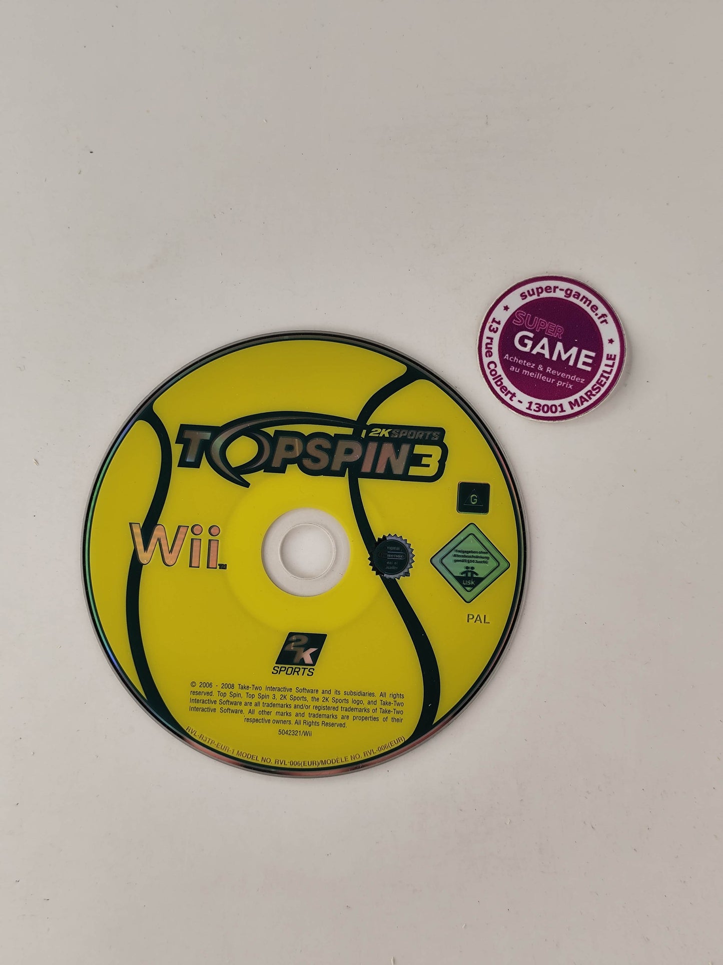 TOP SPIN 3 - Wii