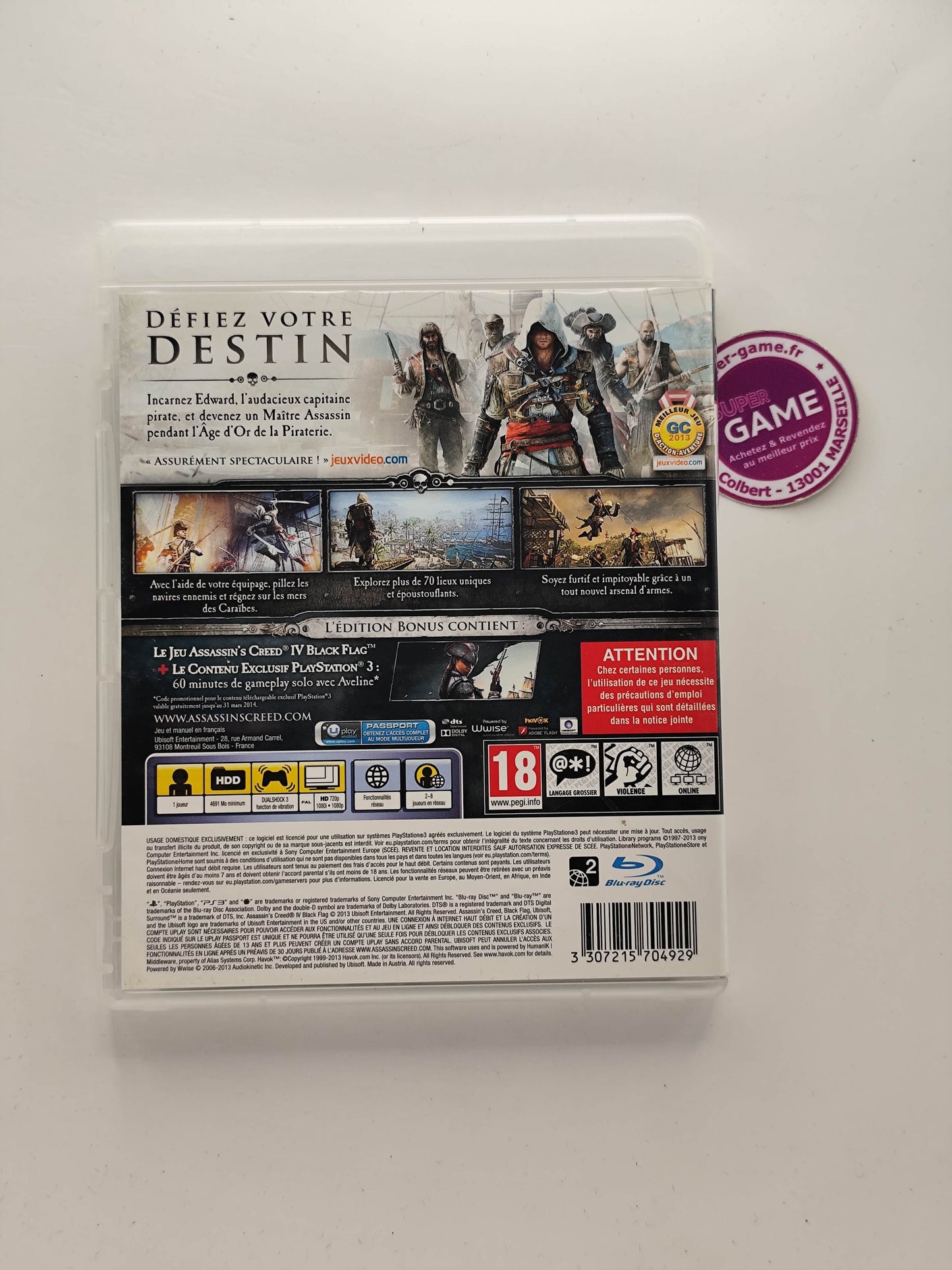 ASSASSIN'S CREED 4 BLACK FLAG - PS3