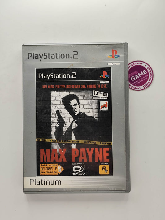 MAX PAYNE Platinum - PS2