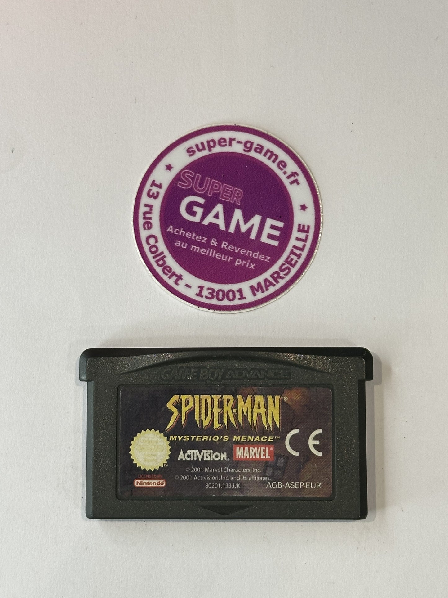 SPIDER-MAN MYSTERIO'S MENACE - sans boite - GAMEBOY ADVANCE
