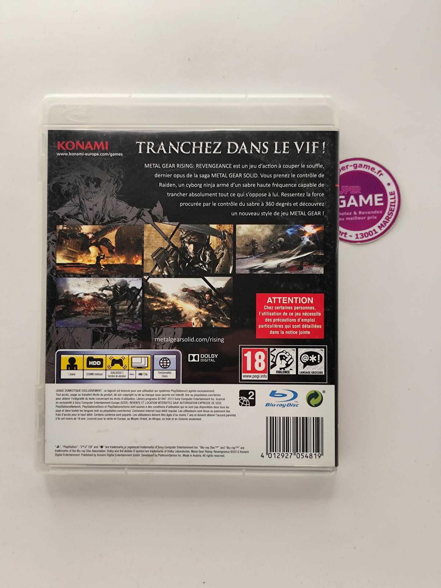 METAL GEAR RISING REVENGEANCE - PS3