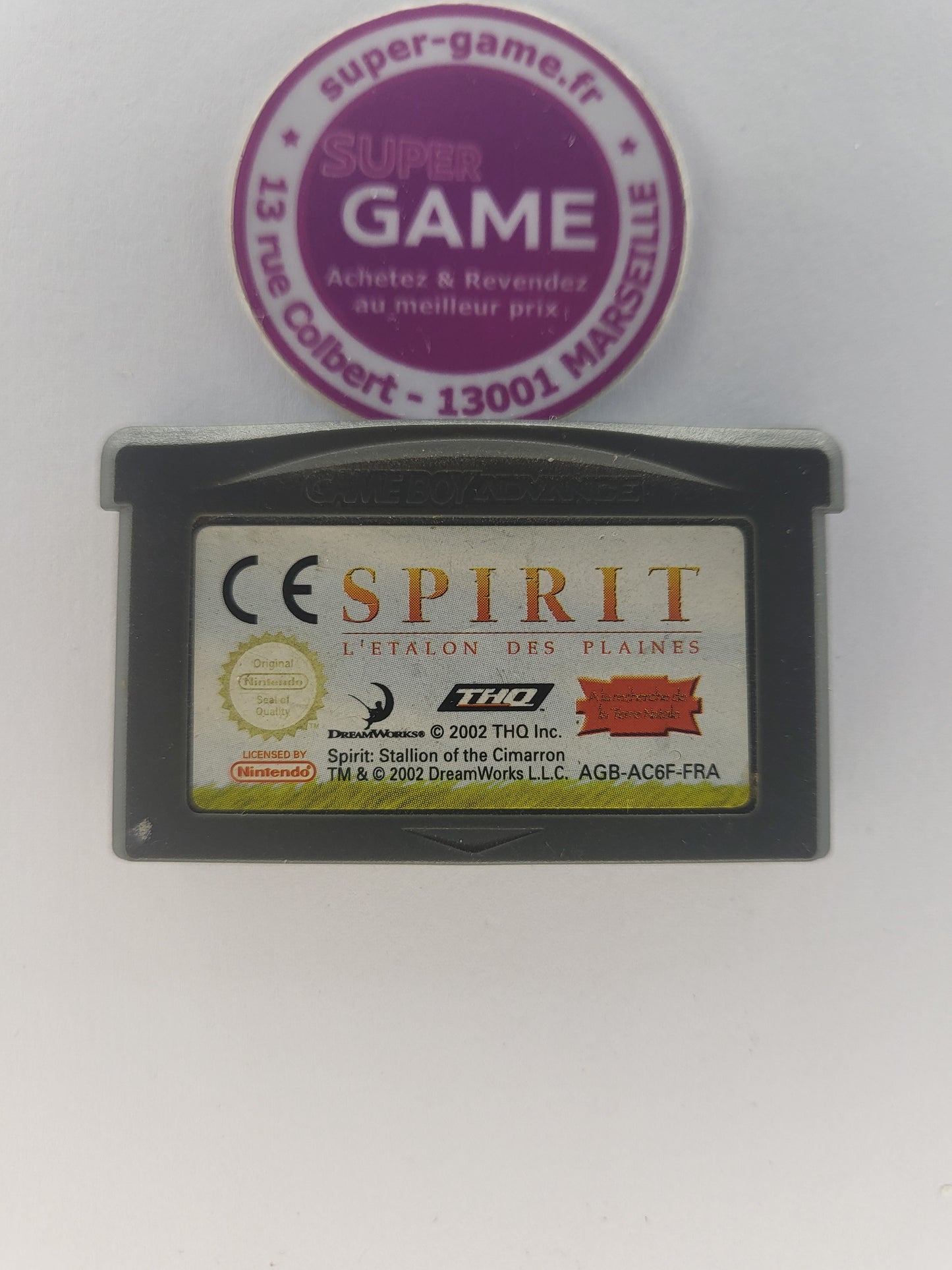 SPIRIT L'ETALON DES PLAINES - sans boite - GAMEBOY ADVANCE