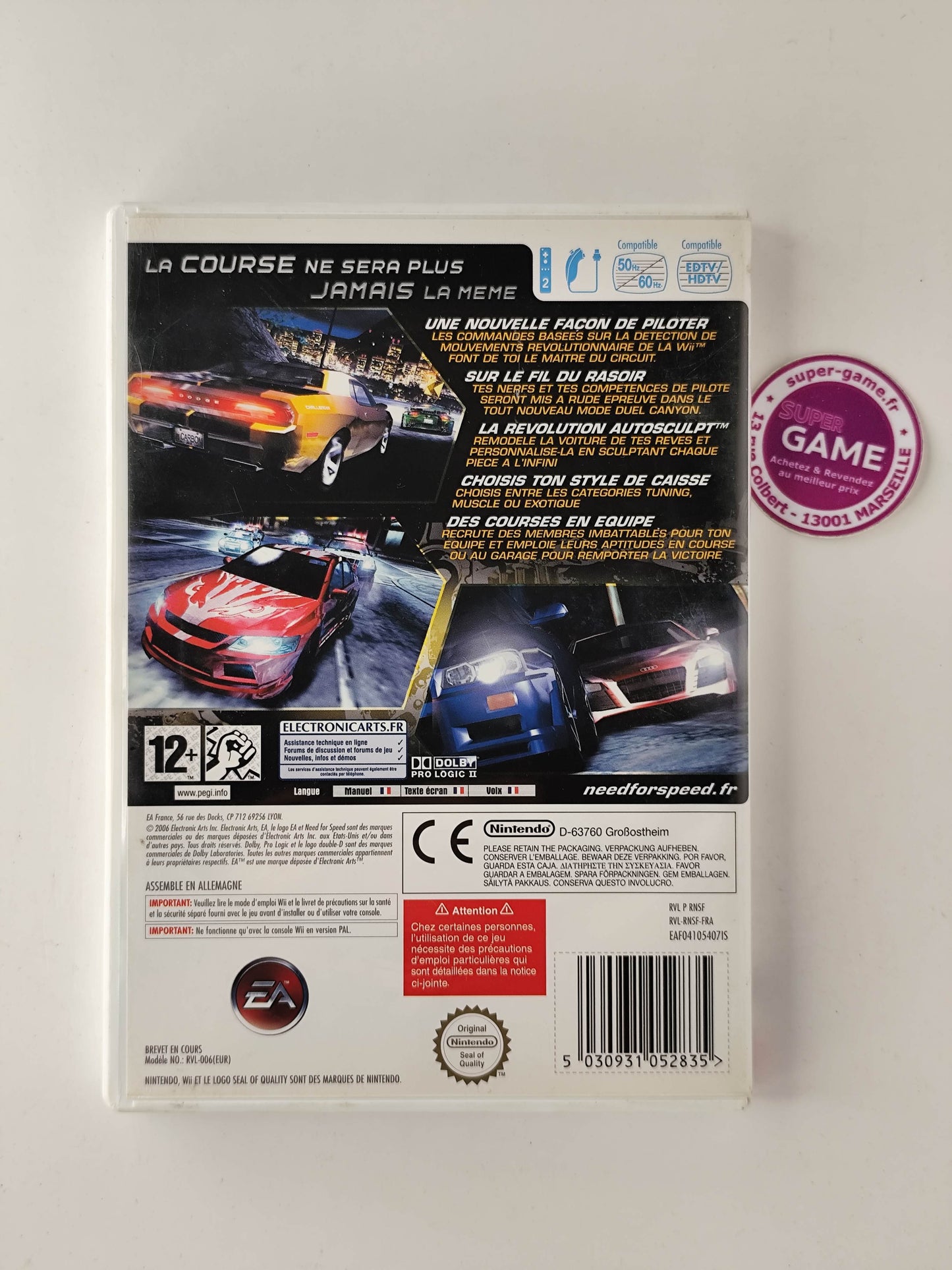 NEED FOR SPEED CARBON - Wii