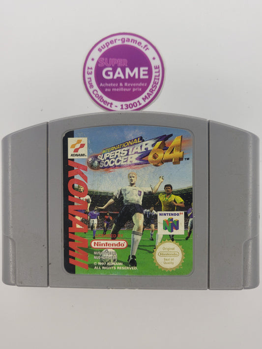 INTERNATIONAL SUPERSTAR SOCCER 64 - sans boite - NINTENDO64