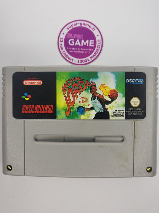 MICHAEL JORDAN CHAOS IN THE WINDY CITY - sans boite - SNES