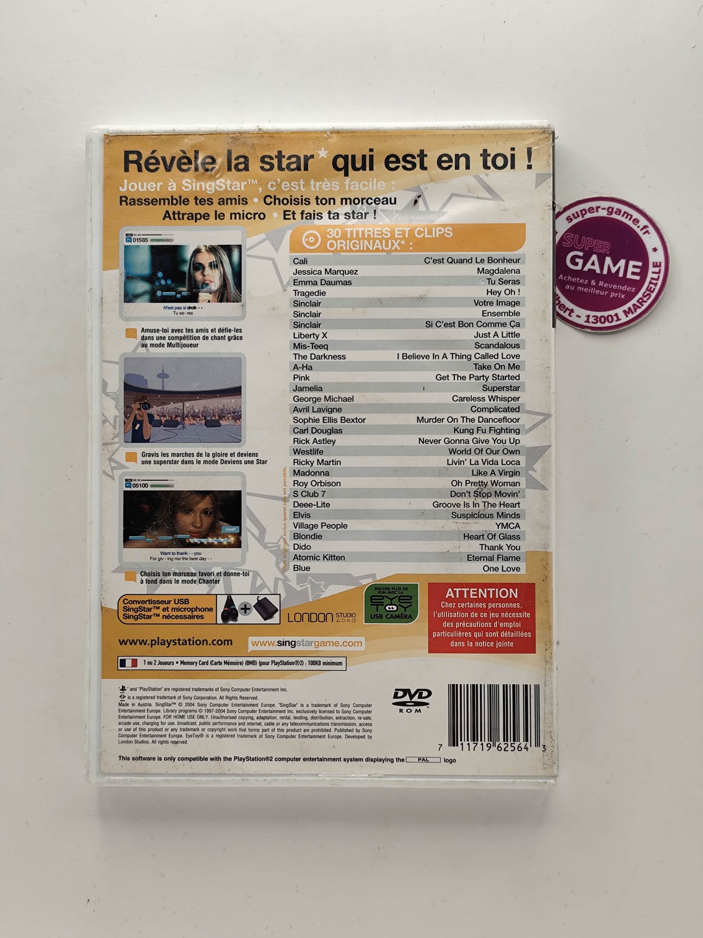 SINGSTAR - PS2