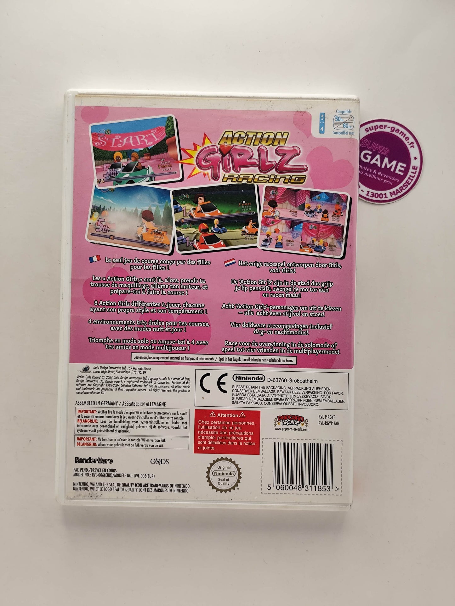 ACTION GIRLZ RACING - Wii