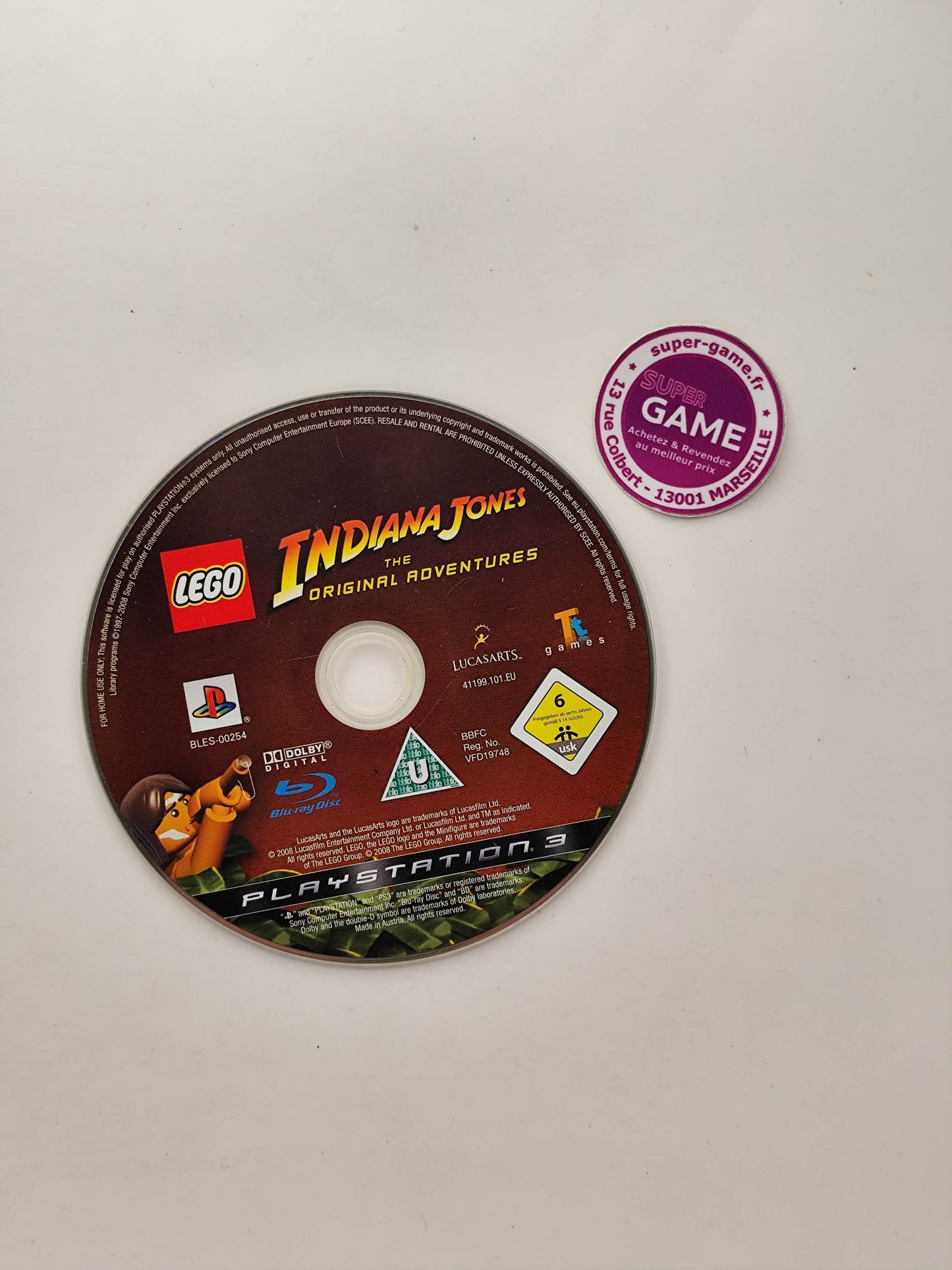 LEGO INDIANA JONES LA TRILOGIE ORIGINALE - PS3