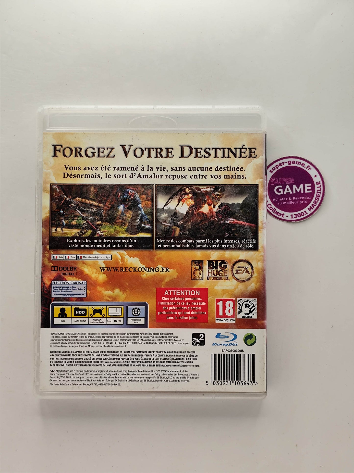 LES ROYAUMES D'AMALUR RECKONING - PS3