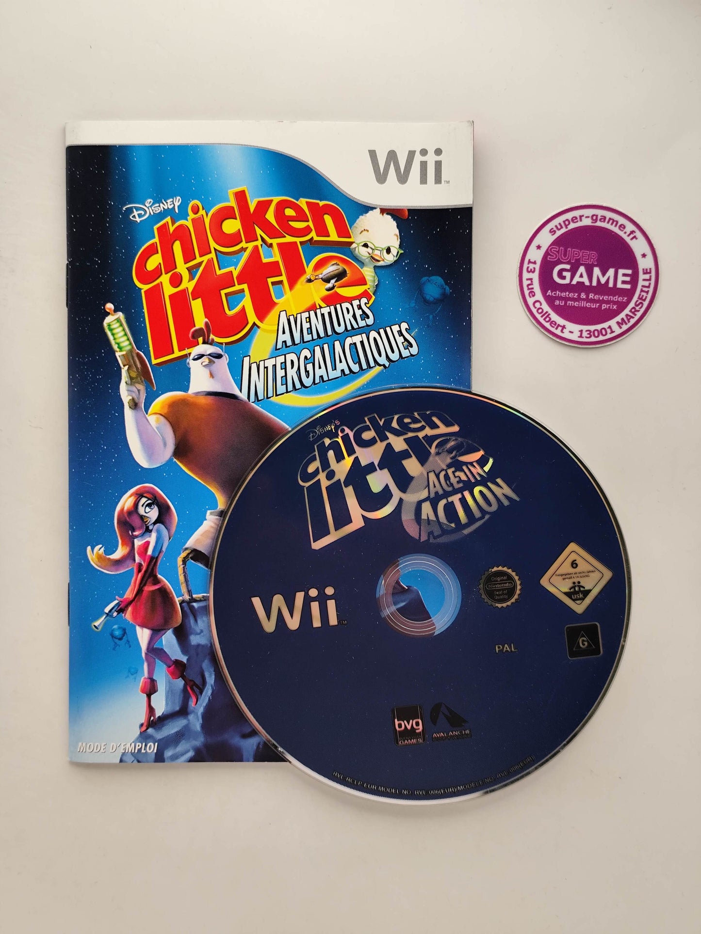 CHICKEN LITTLE AVENTURES INTERGALACTIQUES - Wii