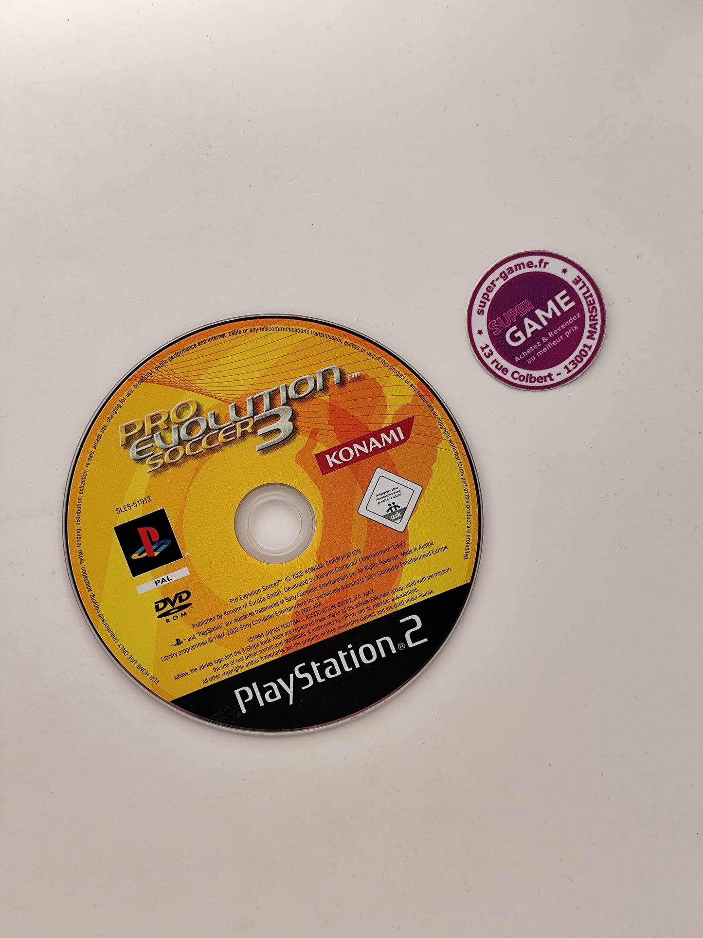PRO EVOLUTION SOCCER 3 - Platinum - PS2