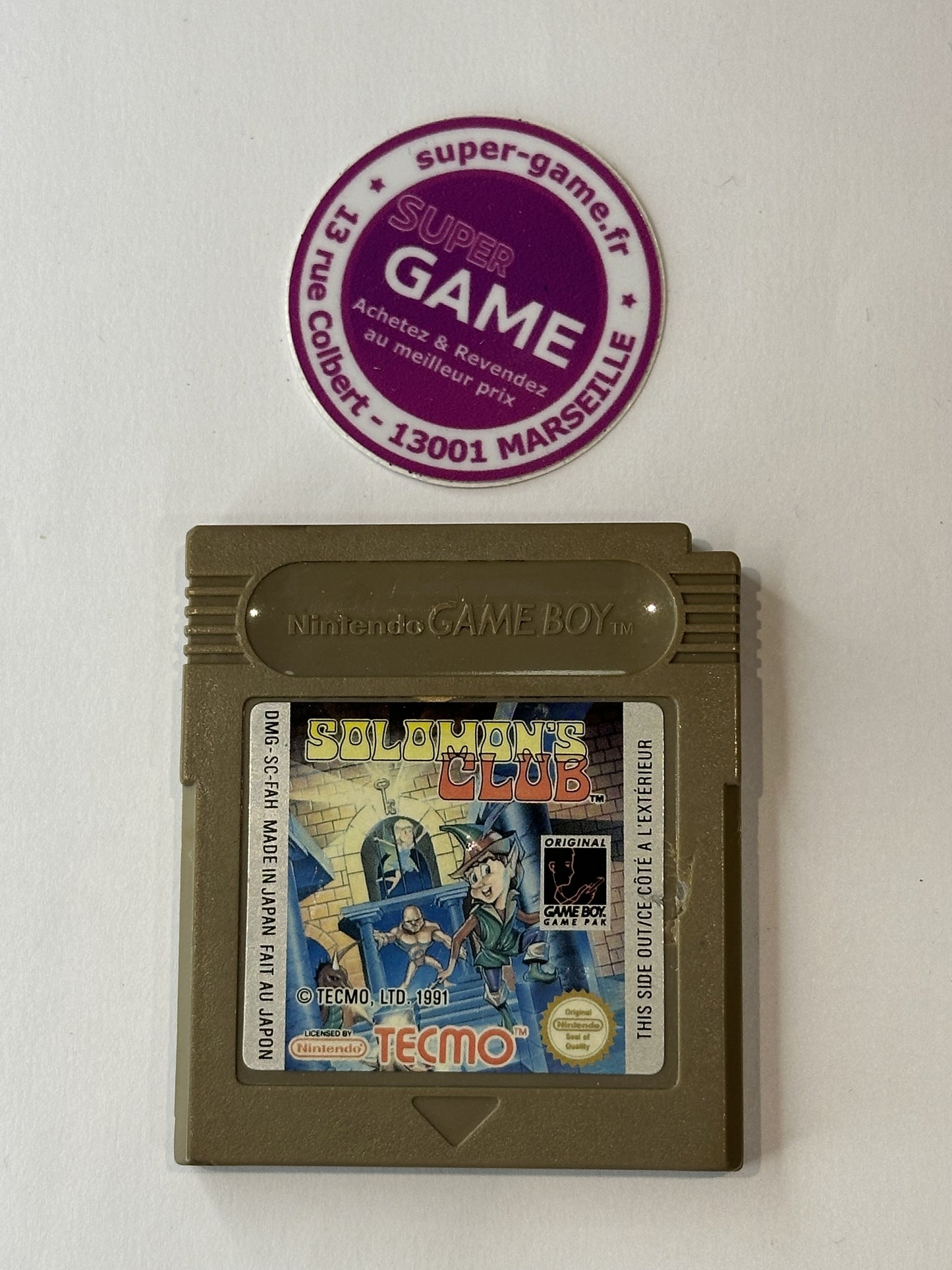 SOLOMON'S CLUB - sans boite - GAMEBOY