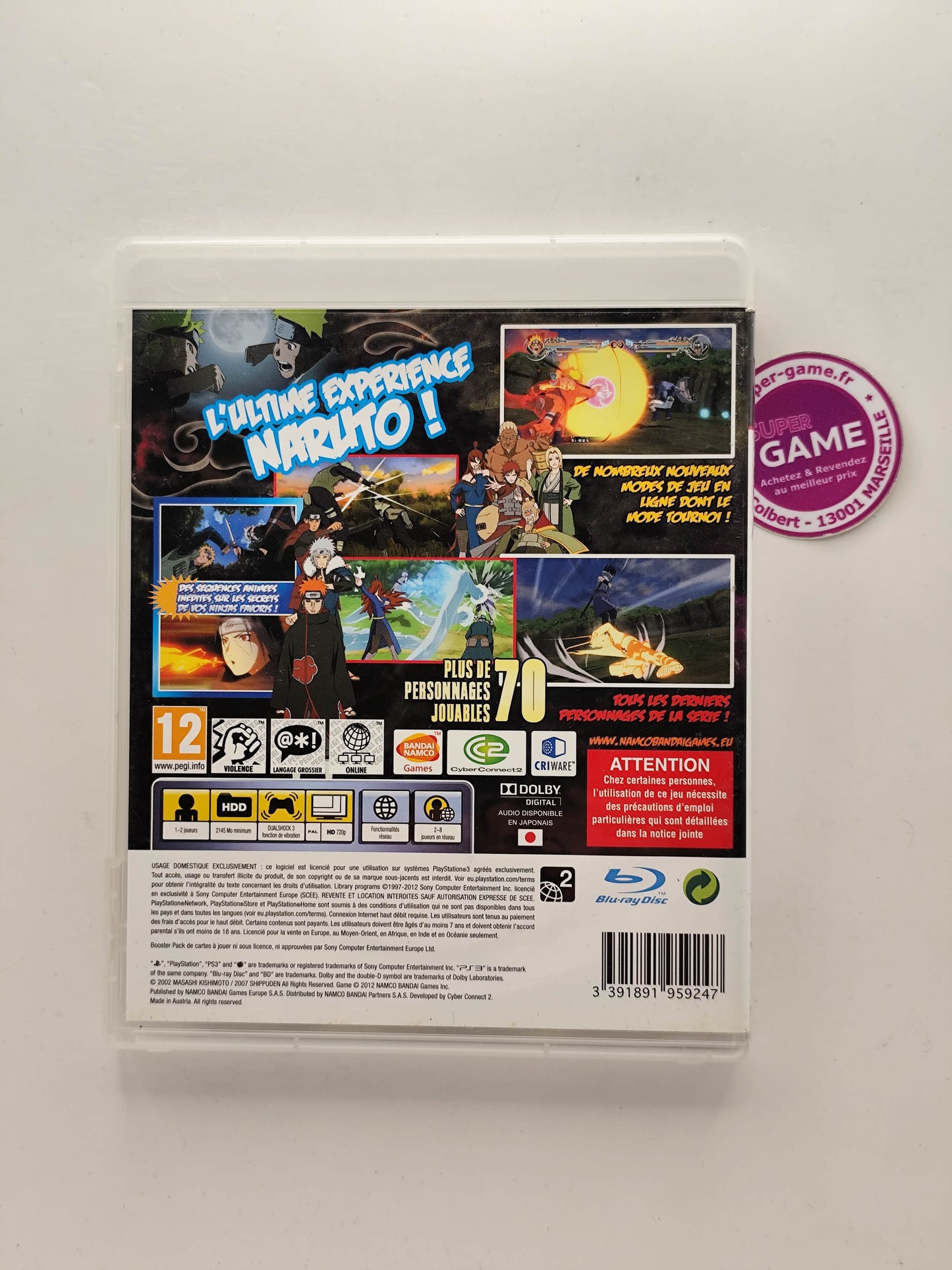 NARUTO SHIPPUDEN ULTIMATE NINJA STORM GENERATIONS - PS3