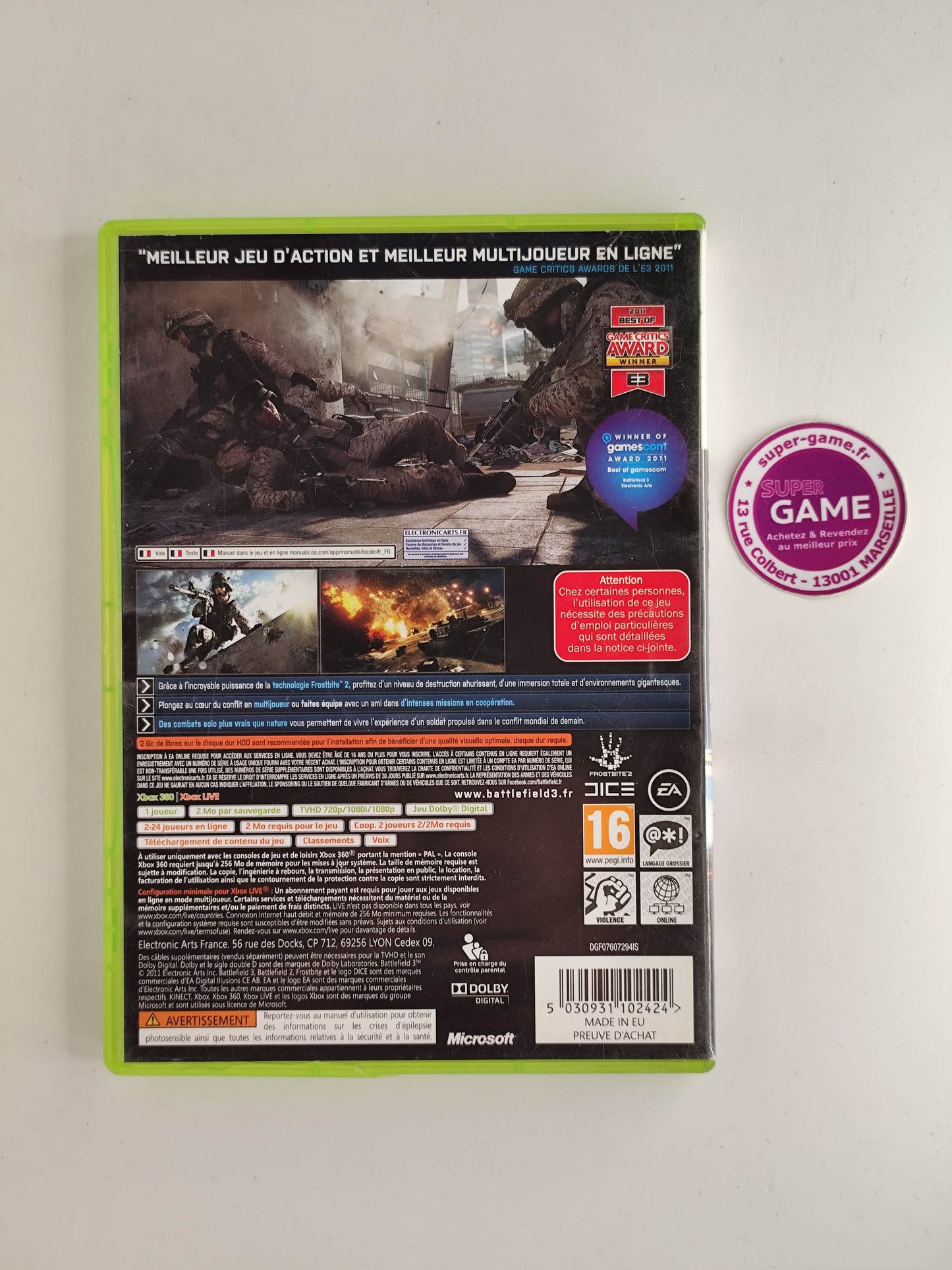 BATTLEFIELD 3 - XBOX360