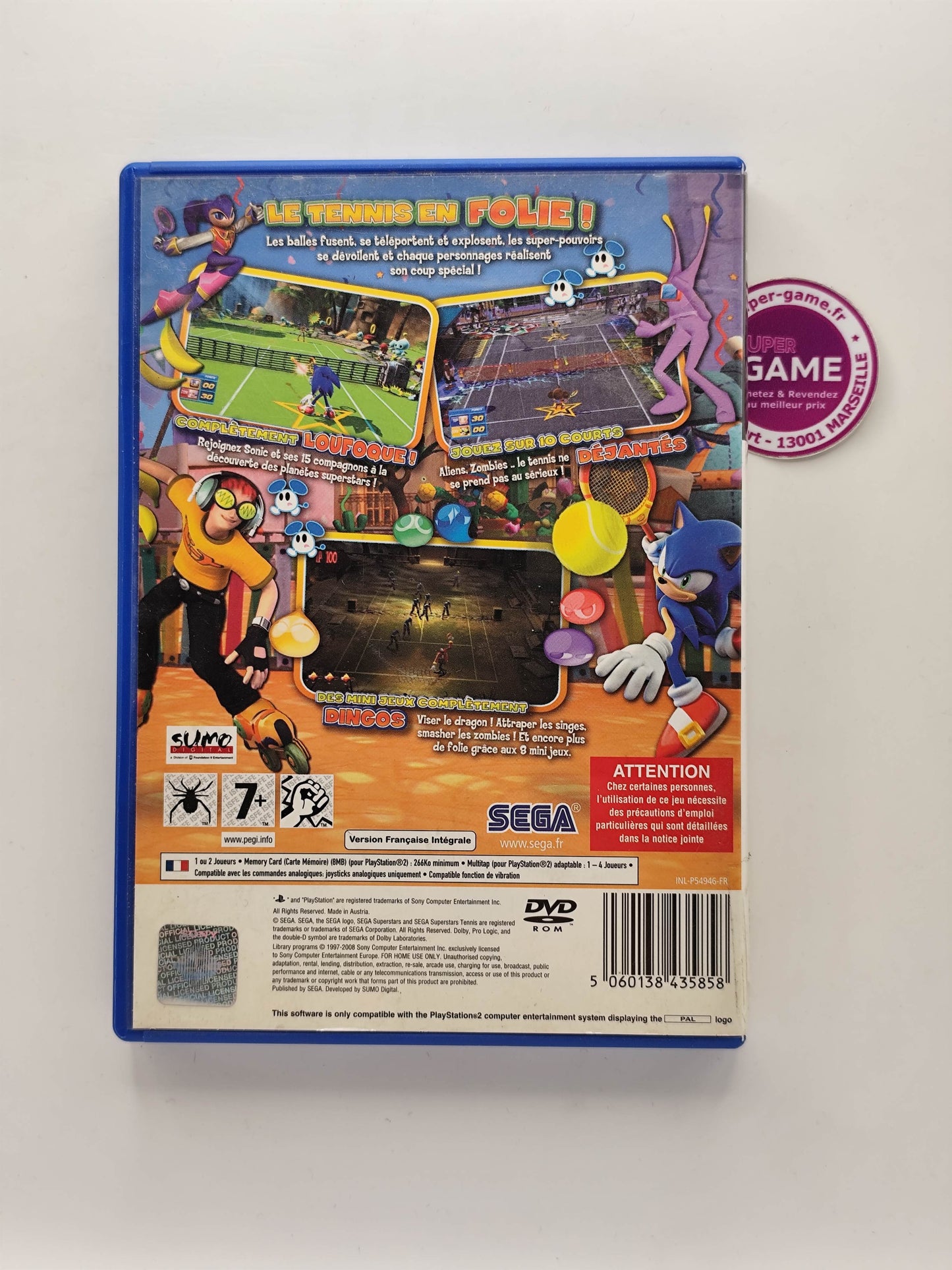 SEGA SUPERSTARS TENNIS - PS2