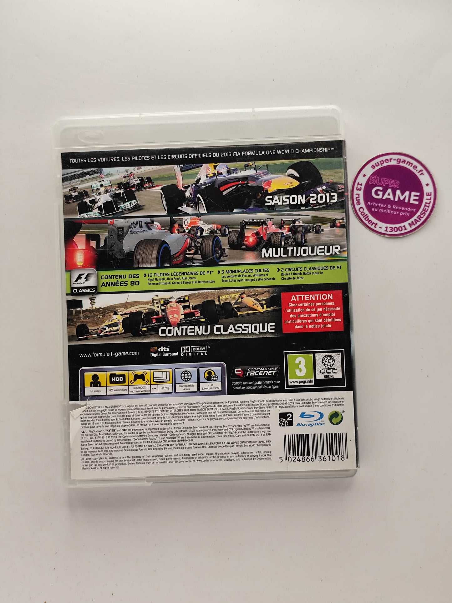 F1 2013 - PS3