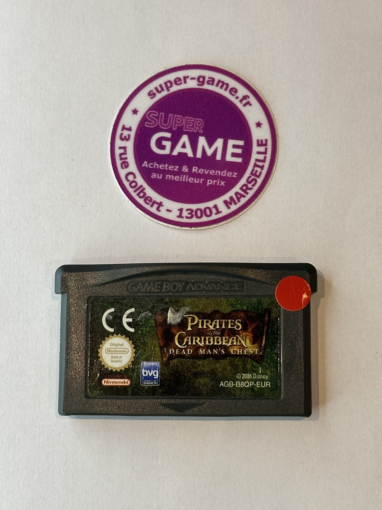 PIRATES OF THE CARIBBEAN DEAD MAN'S CHEST - sans boite - GAMEBOY ADVANCE