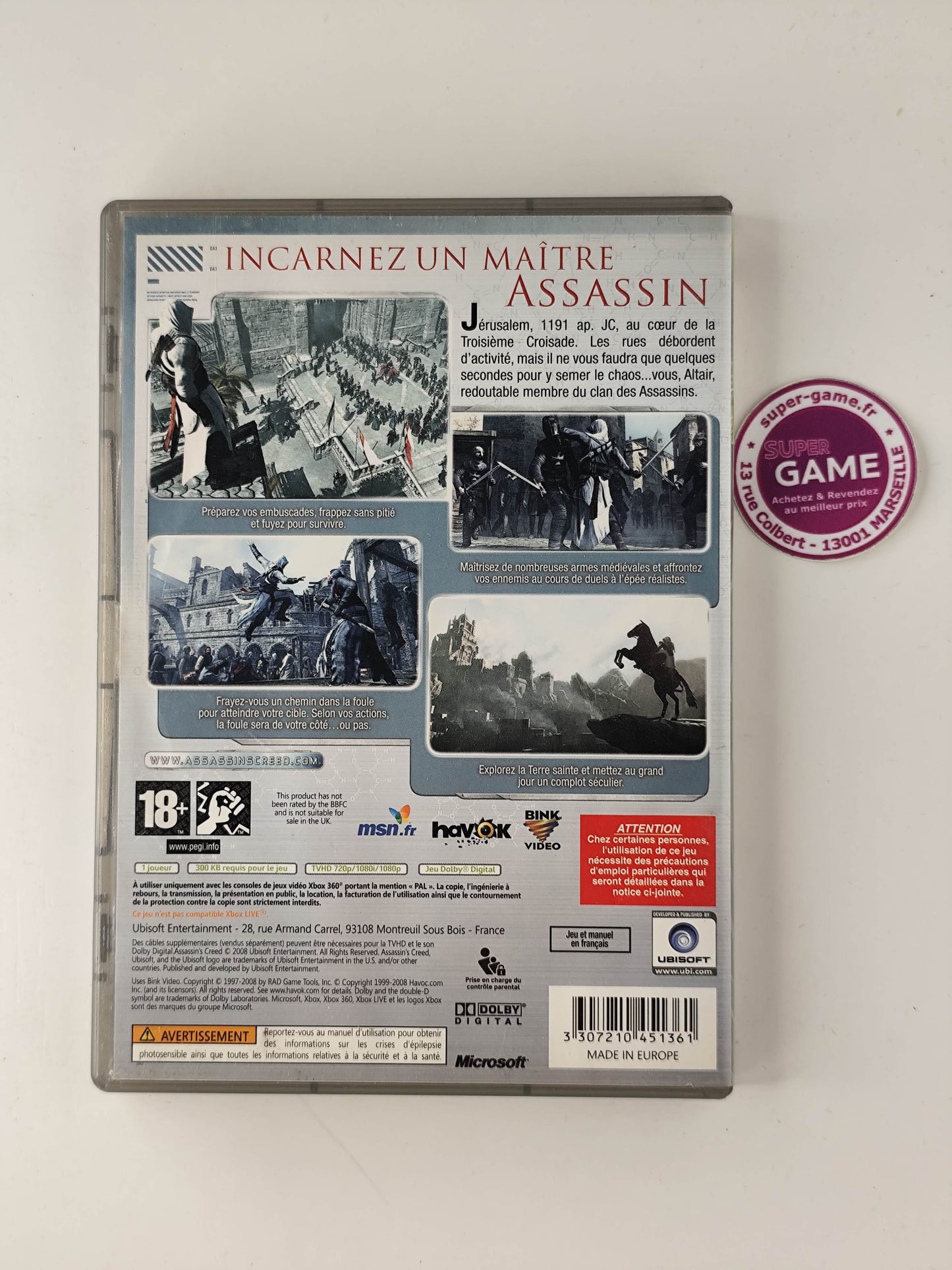 CLASSICS ASSASSIN'S CREED - XBOX360