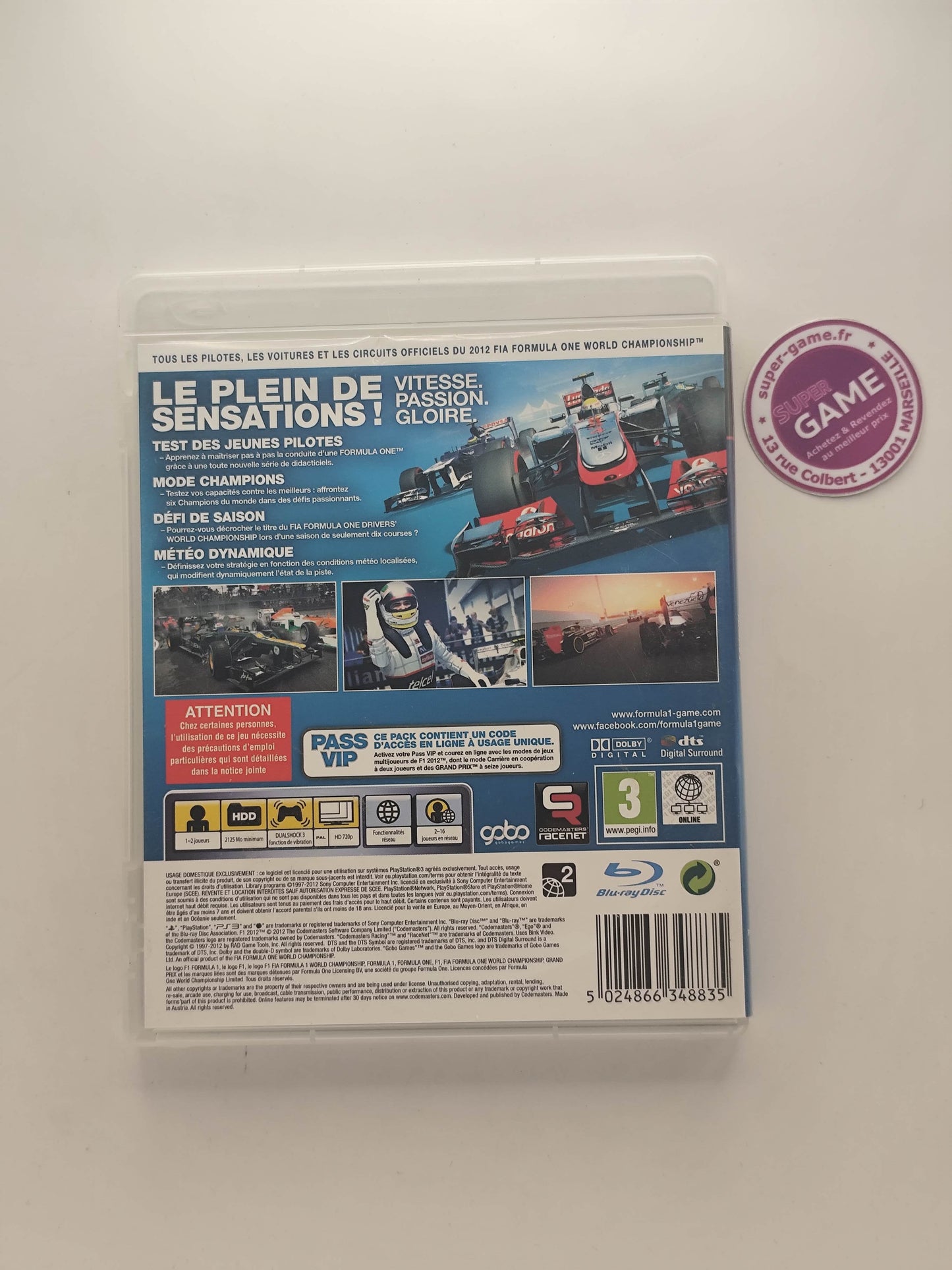 F1 2012 - PS3