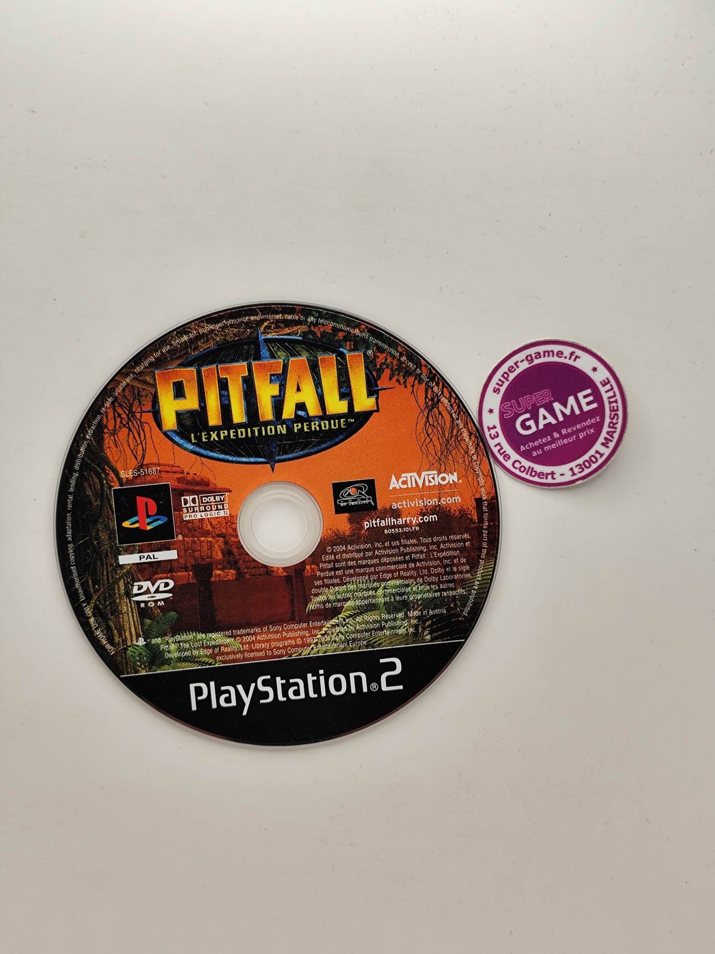 PITFALL L'EXPEDITION PERDUE - PS2