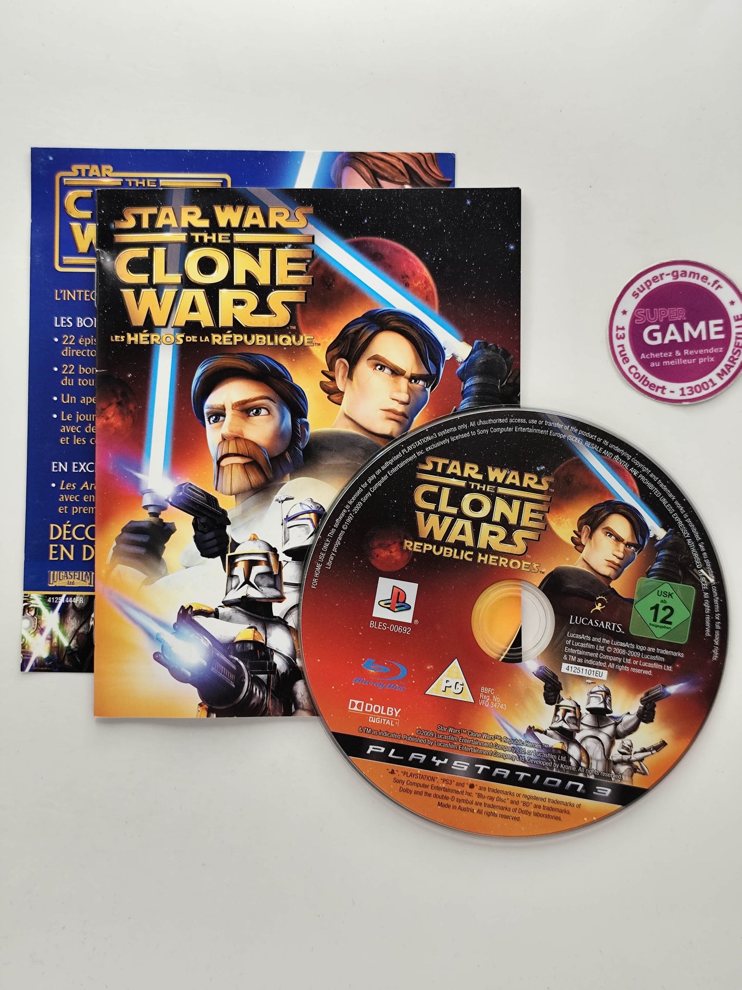 STAR WARS THE CLONE WARS, LES HEROS DE LA REPUBLIQUE - PS3