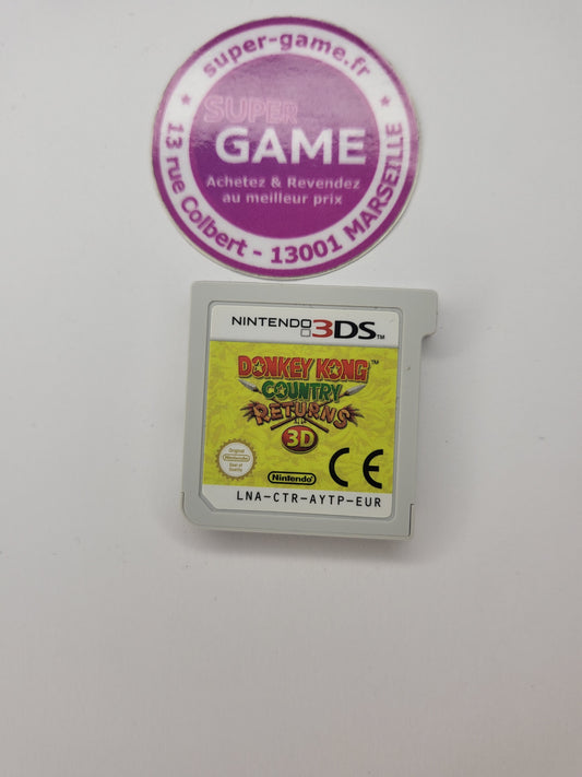 DONKEY KONG COUNTRY RETURNS 3D - sans boite - 3DS