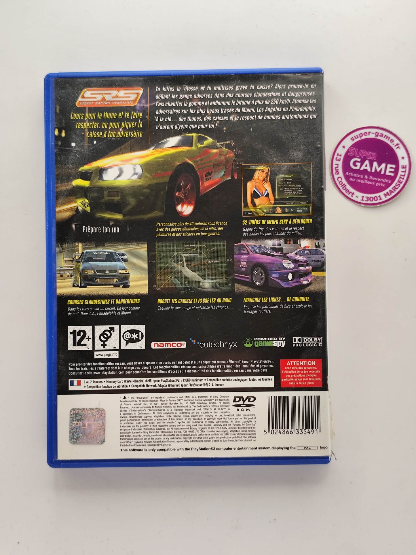 SRS STREET RACING SYNDICATE - PS2
