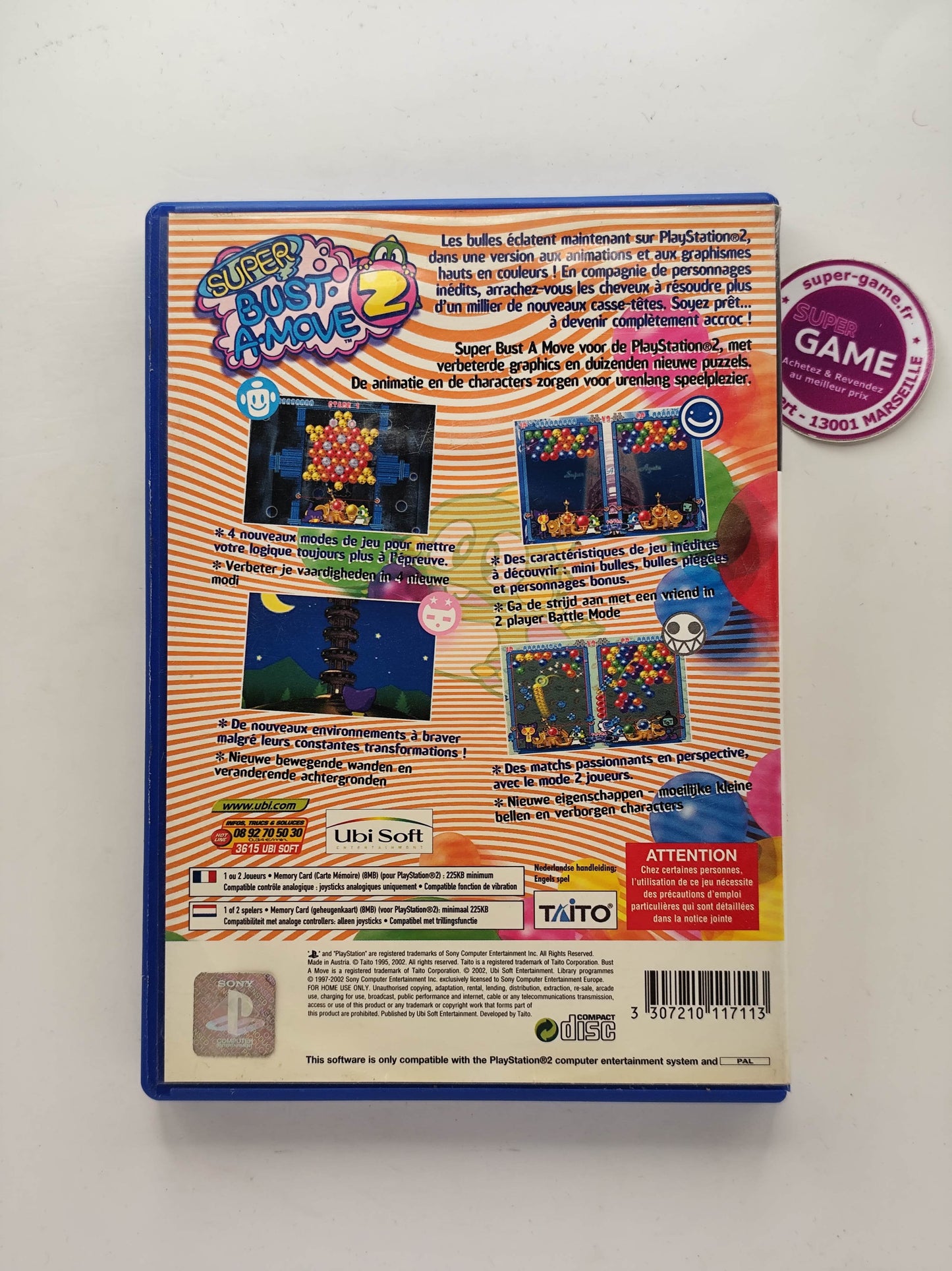 SUPER BUST-A-MOVE 2 - PS2