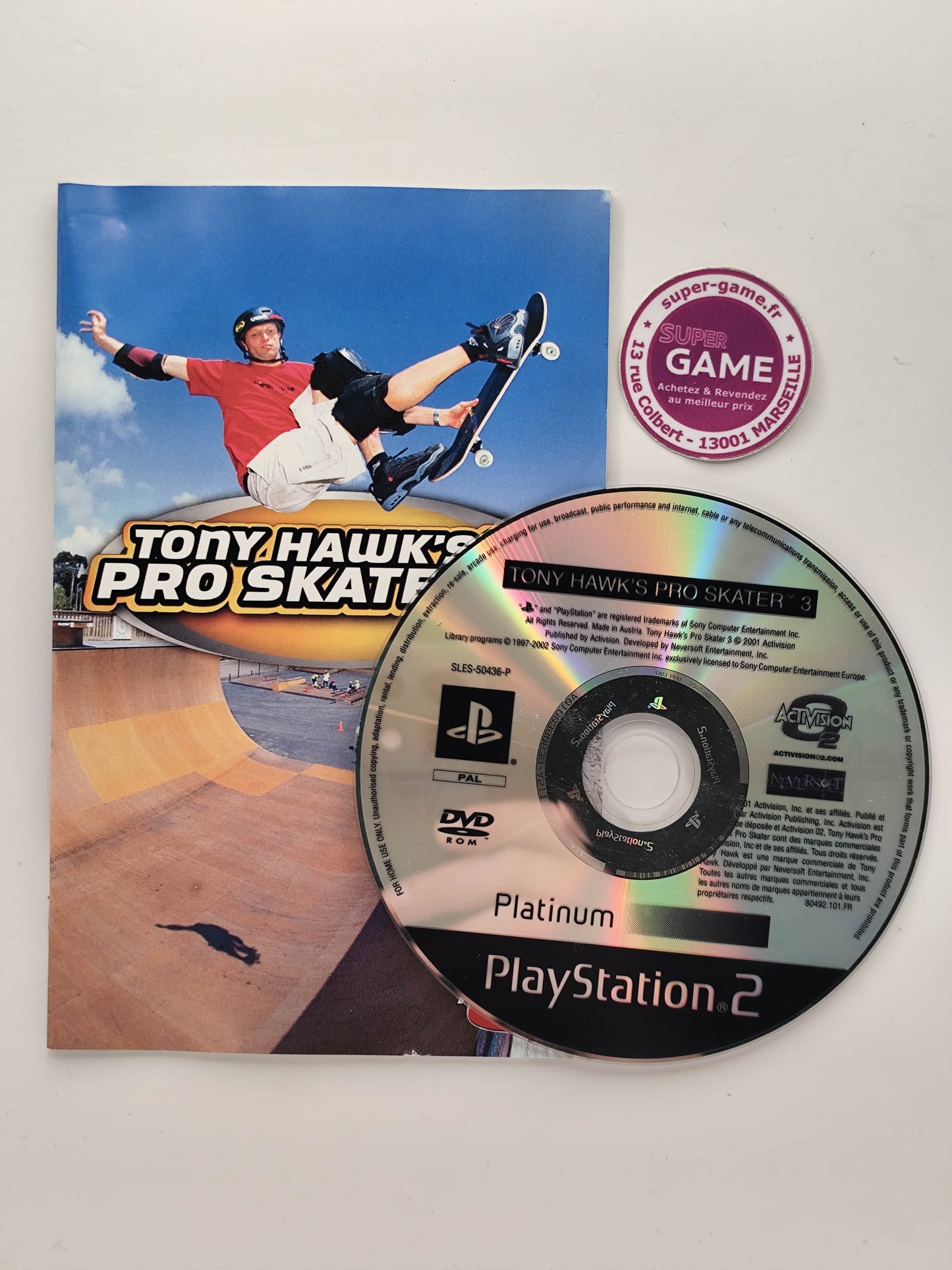 TONY HAWK'S PRO SKATER 3 - Platinum - PS2
