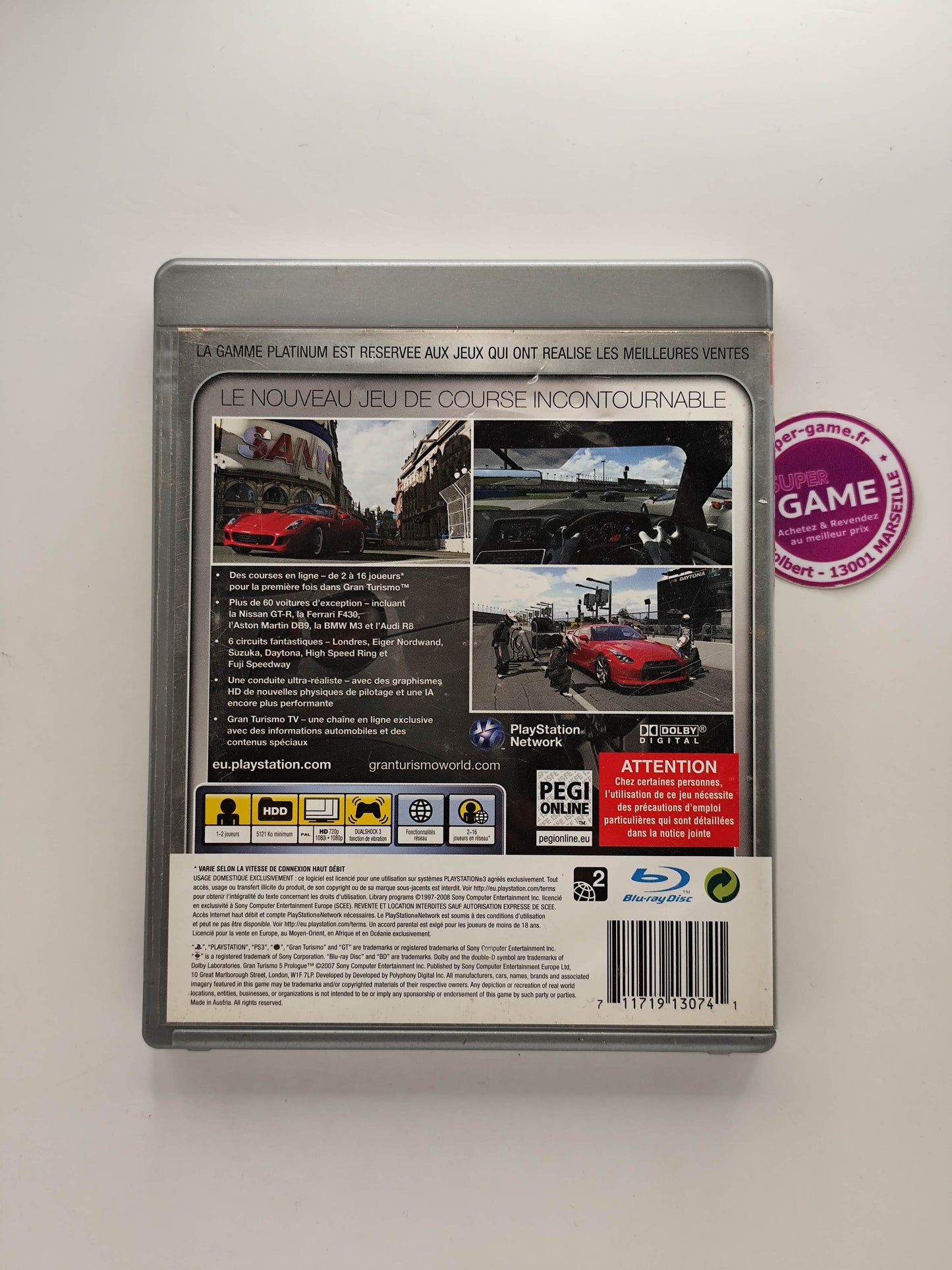 GRAN TURISMO 5 PROLOGUE - Platinum - PS3