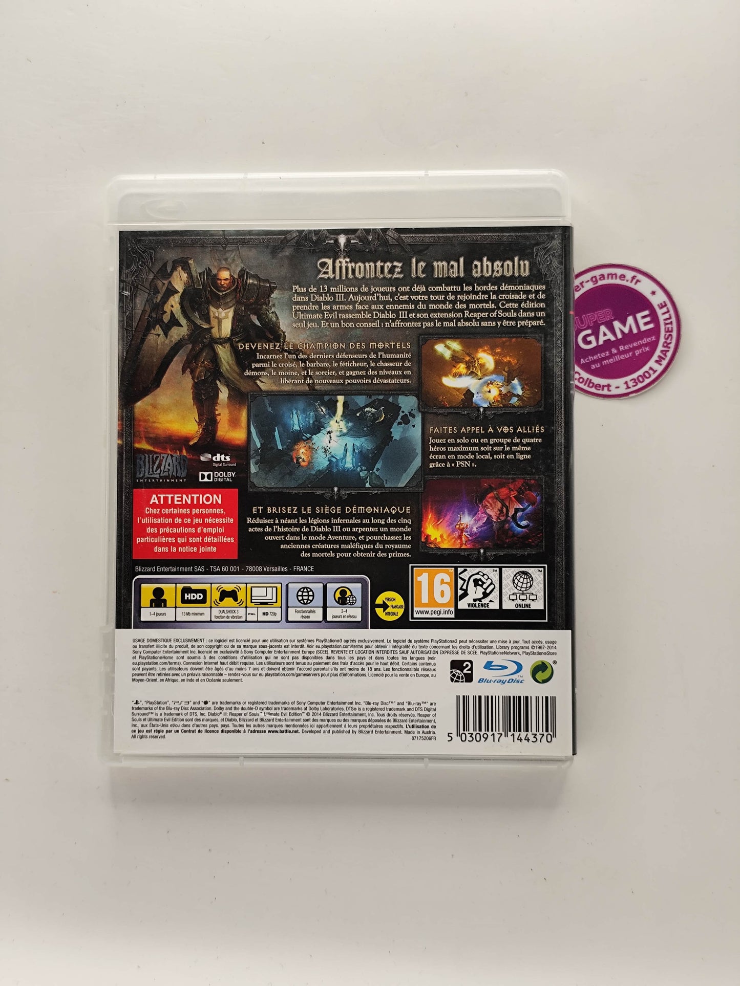 DIABLO 3 REAPER OF SOULS - PS3