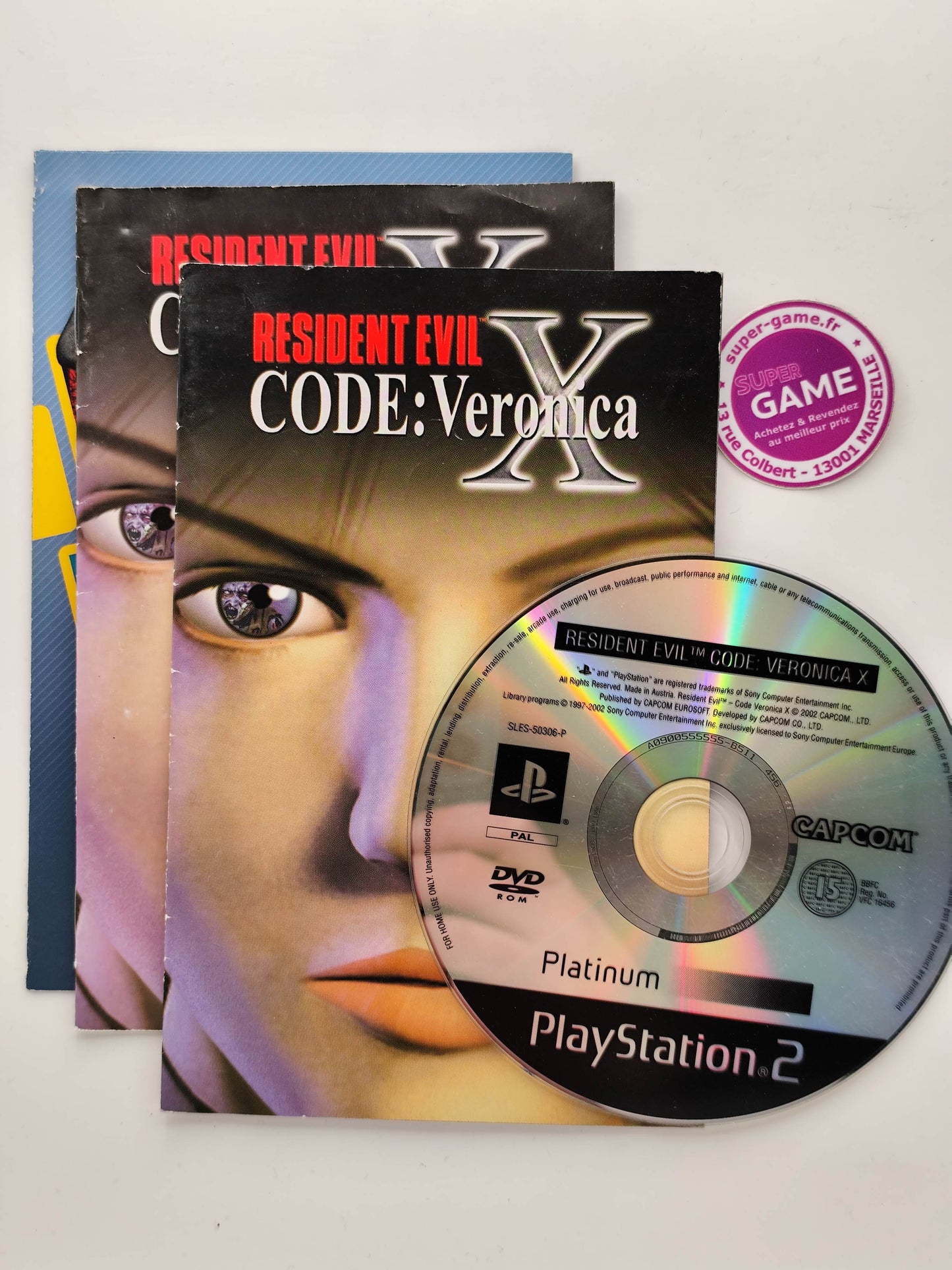 RESIDENT EVIL CODE VERONICA X - Platinum - PS2