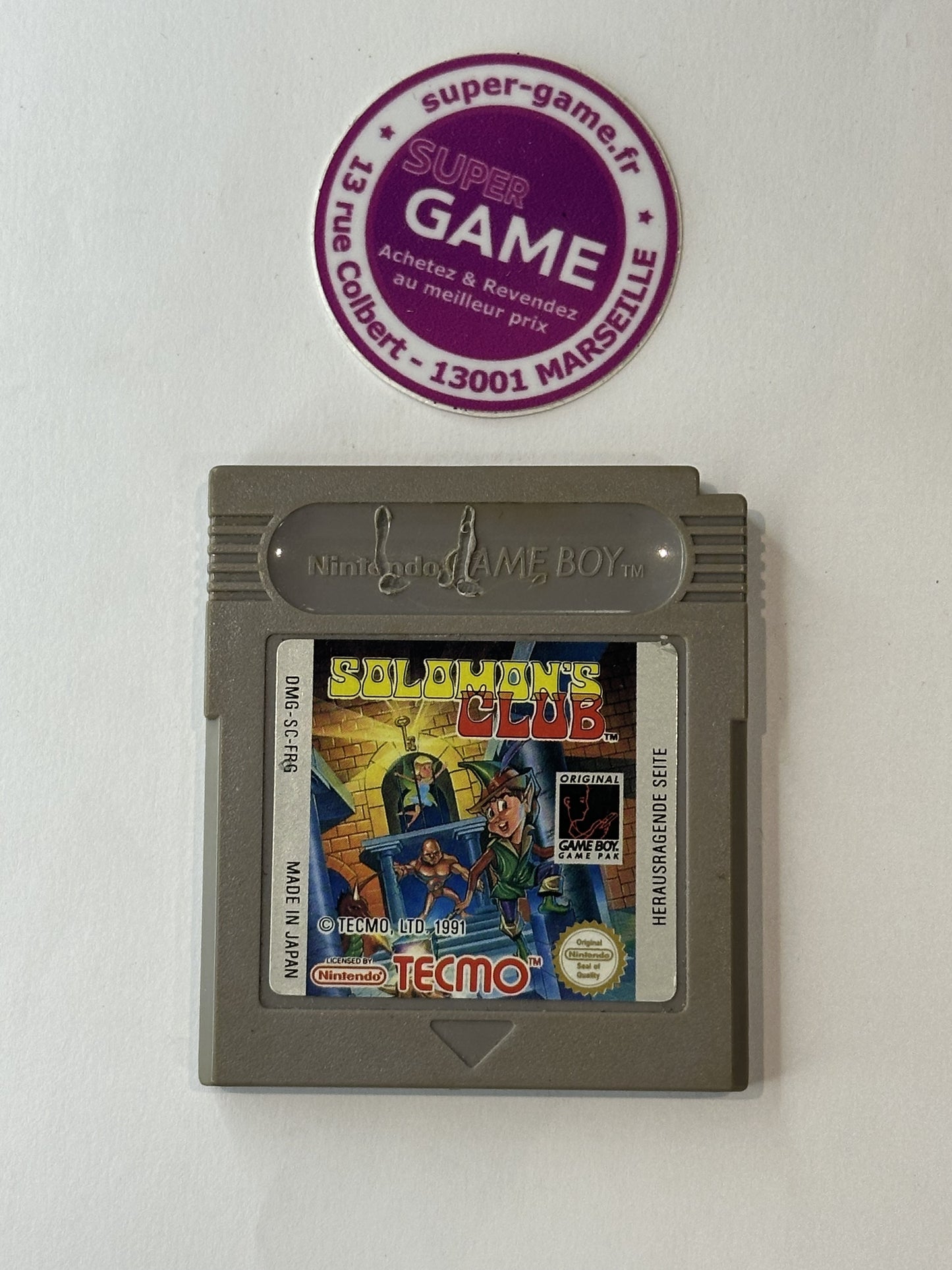SOLOMON'S CLUB - sans boite - GAMEBOY