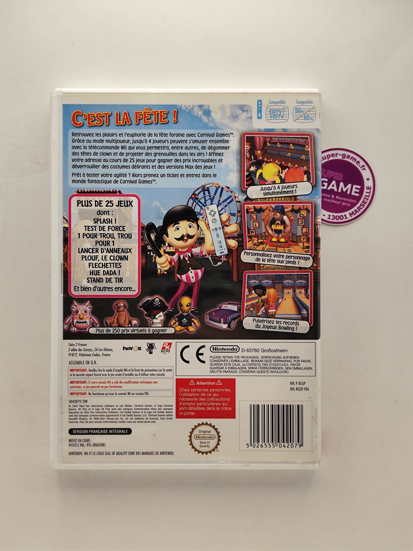 CARNIVAL FÊTE FORAINE - Wii