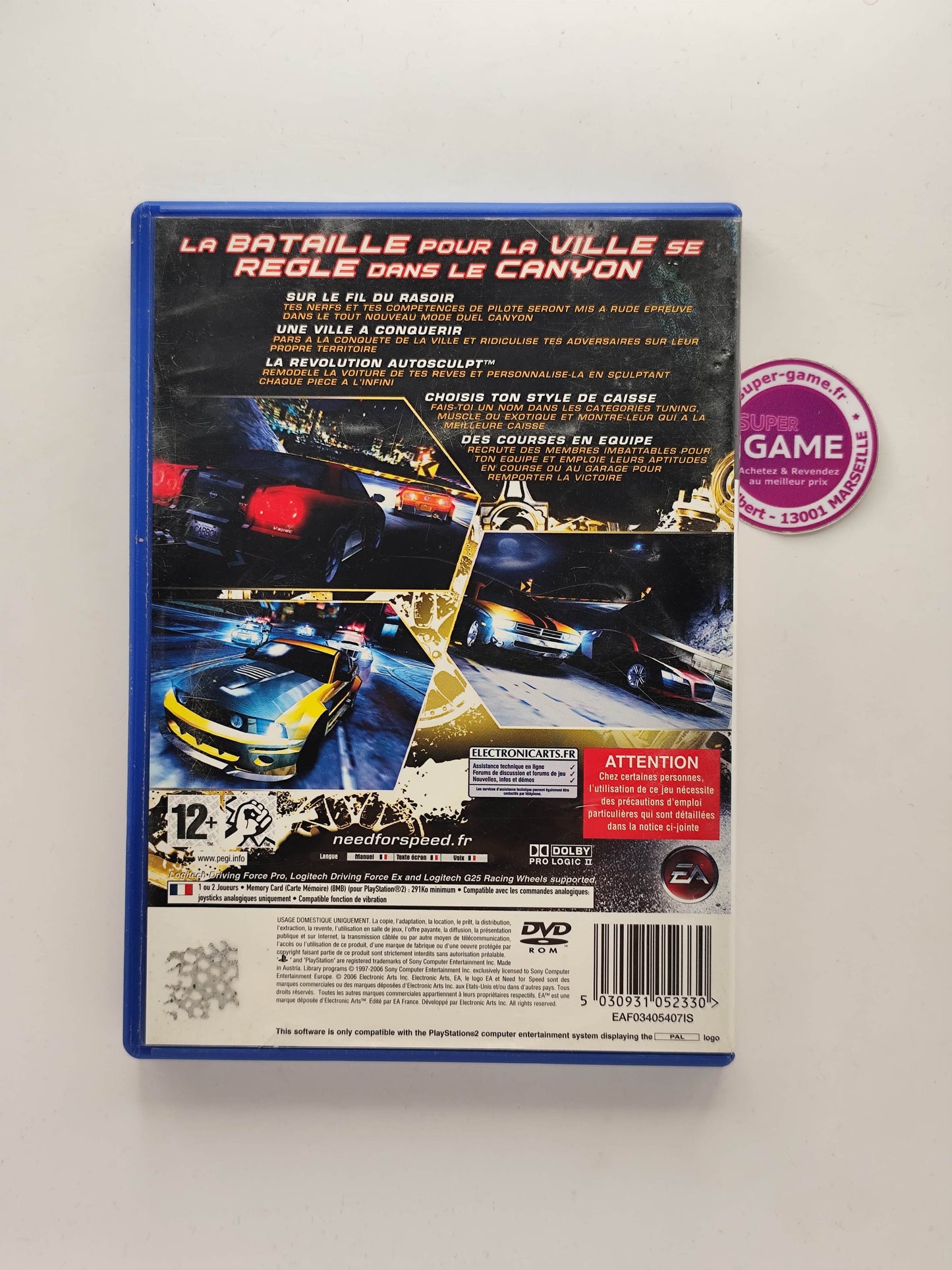 NEED FOR SPEED CARBON - PS2