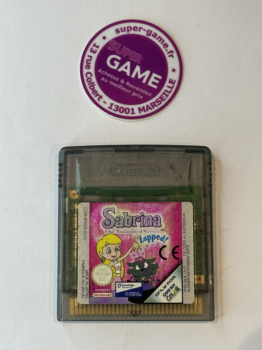 SABRINA THE ANIMATED SERIES ZAPPED! - sans boite - GAMEBOY COLOR