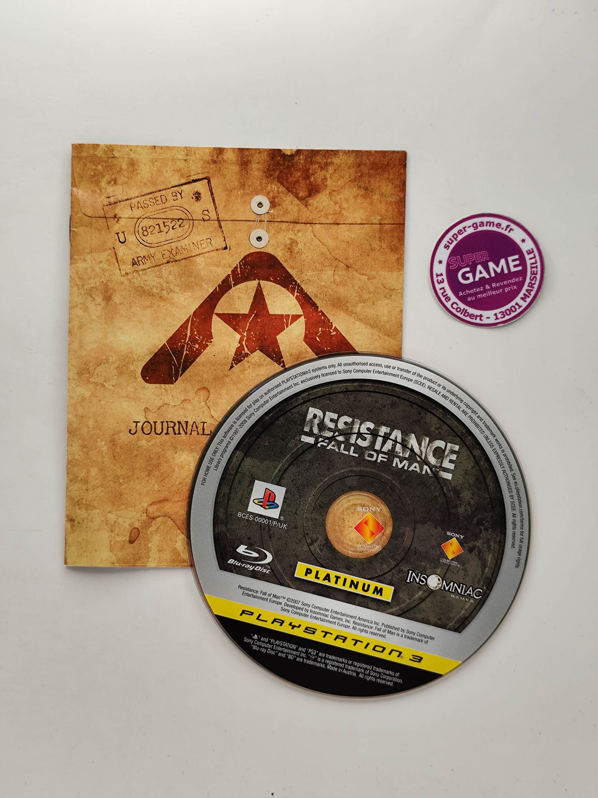 RESISTANCE FALL OF MAN - Platinum - PS3