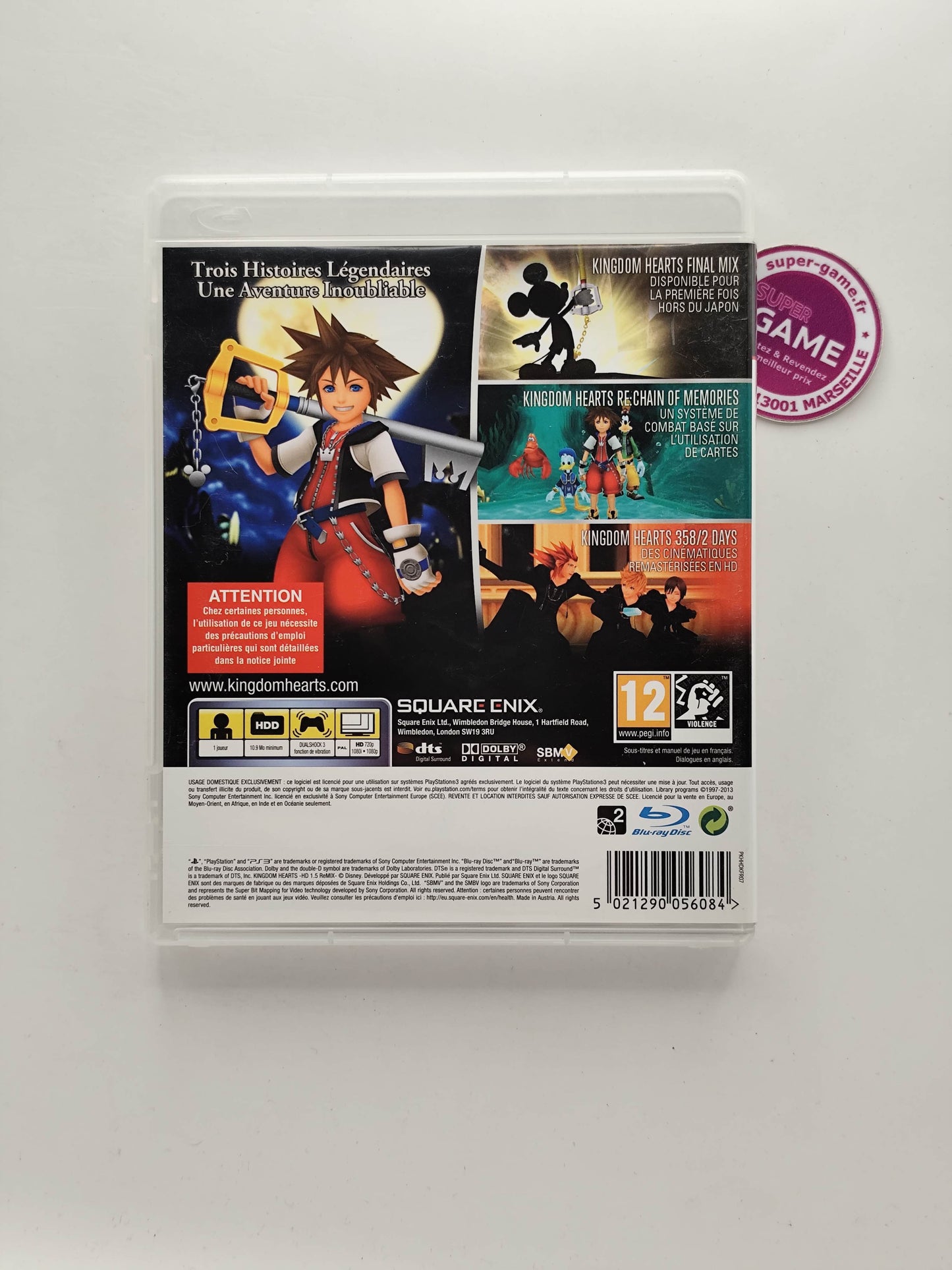 KINGDOM HEARTS HD 1.5 REMIX - PS3
