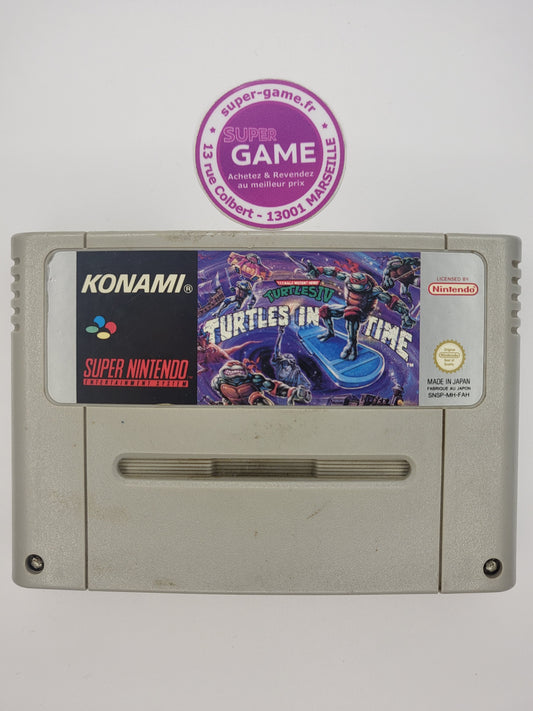 TEENAGE MUTANT NINJA TURTLE IV TURTLES IN TIME - sans boite - SNES
