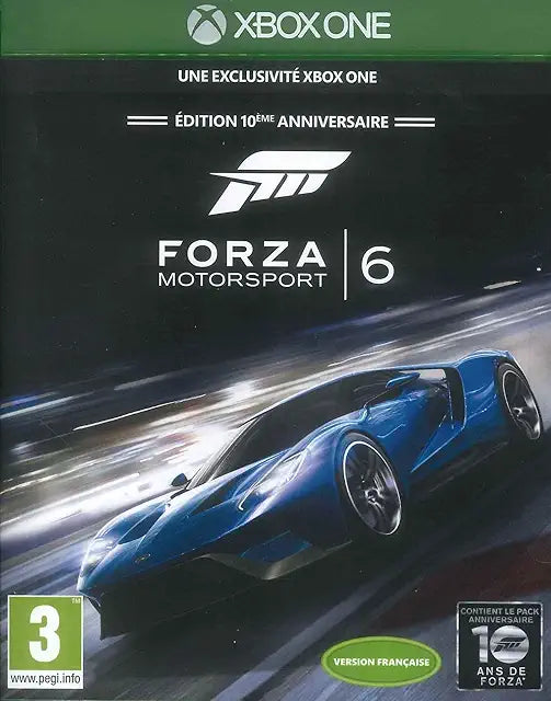 Forza 6 Motorsport  sur Xbox ONE