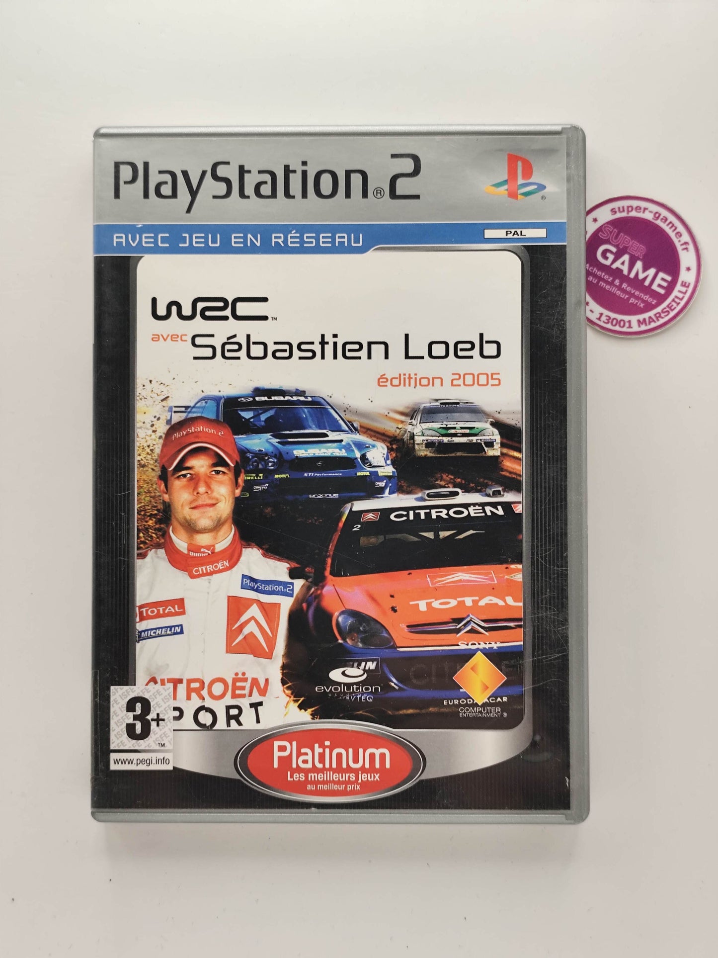 WRC AVEC SEBASTIEN LOEB EDITION 2005 - Platinum - PS2