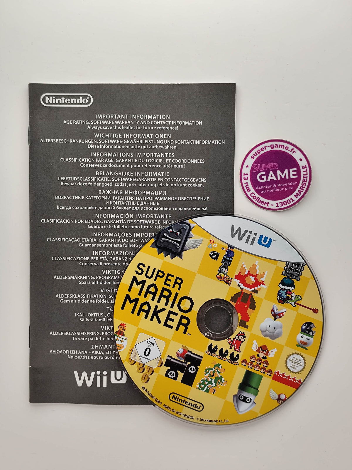 SUPER MARIO MAKER - Wii U