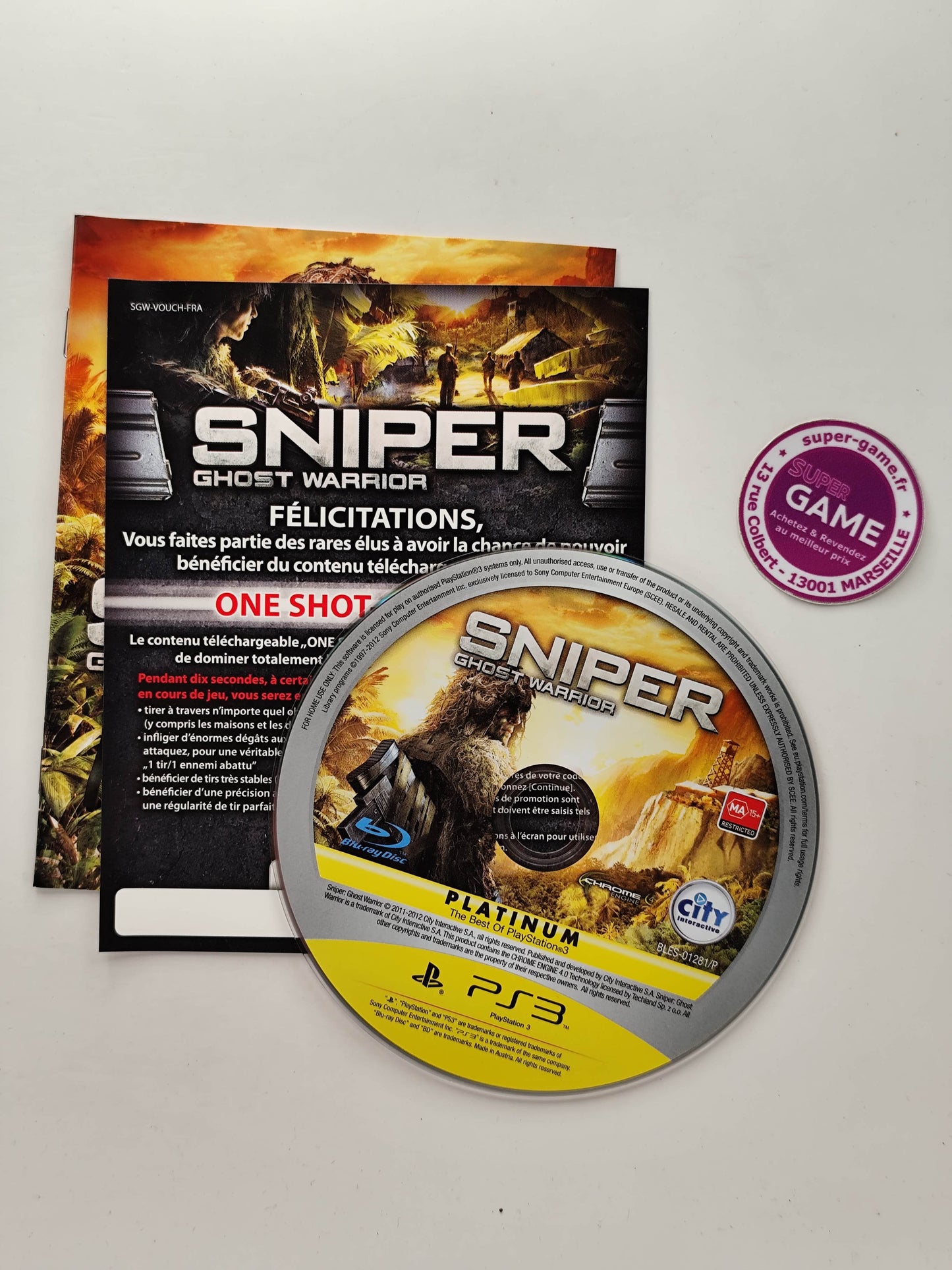 SNIPER GHOST WARRIOR - Platinum - PS3